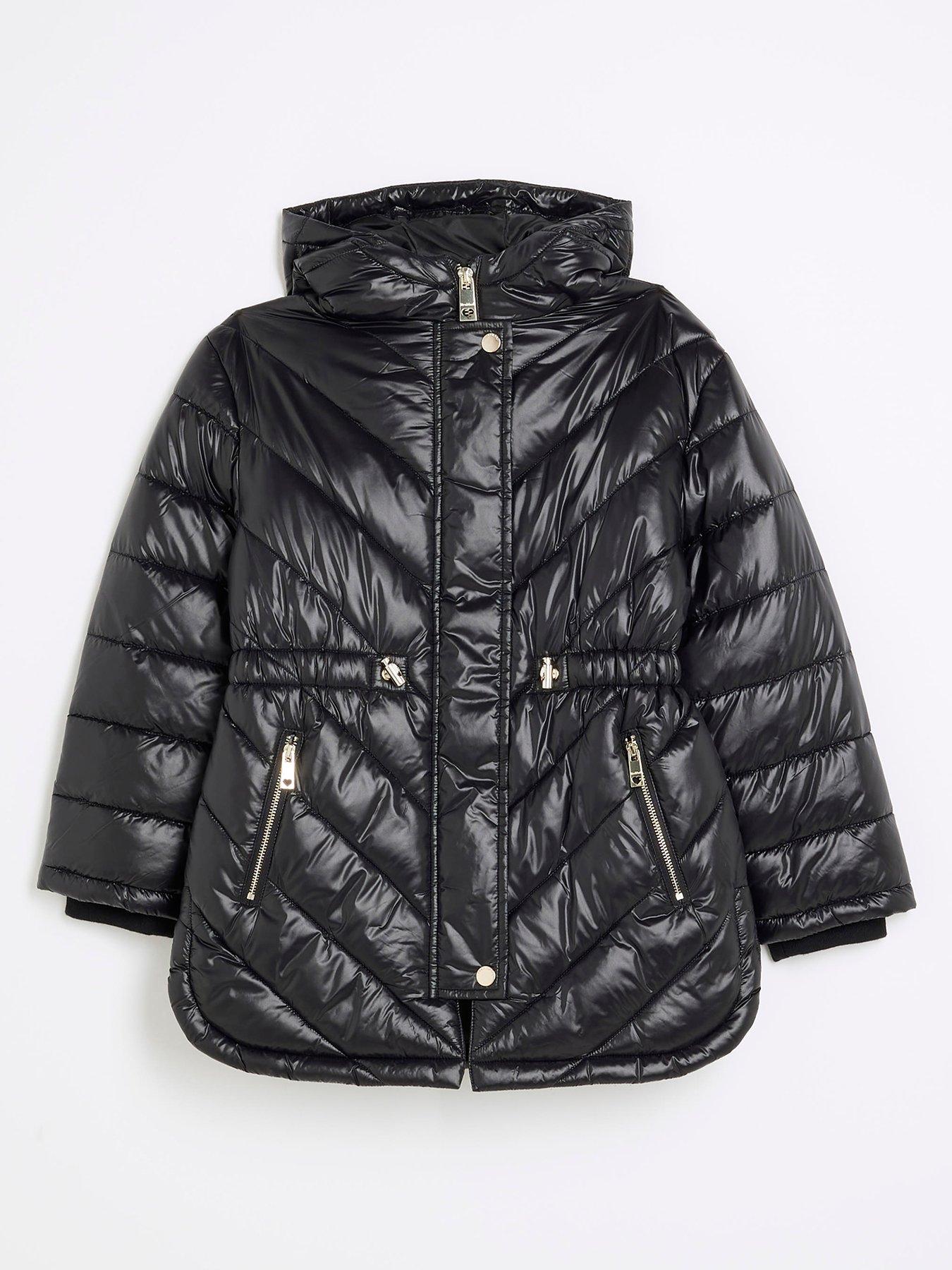 River Island Older Girls Padded Jacket - Black