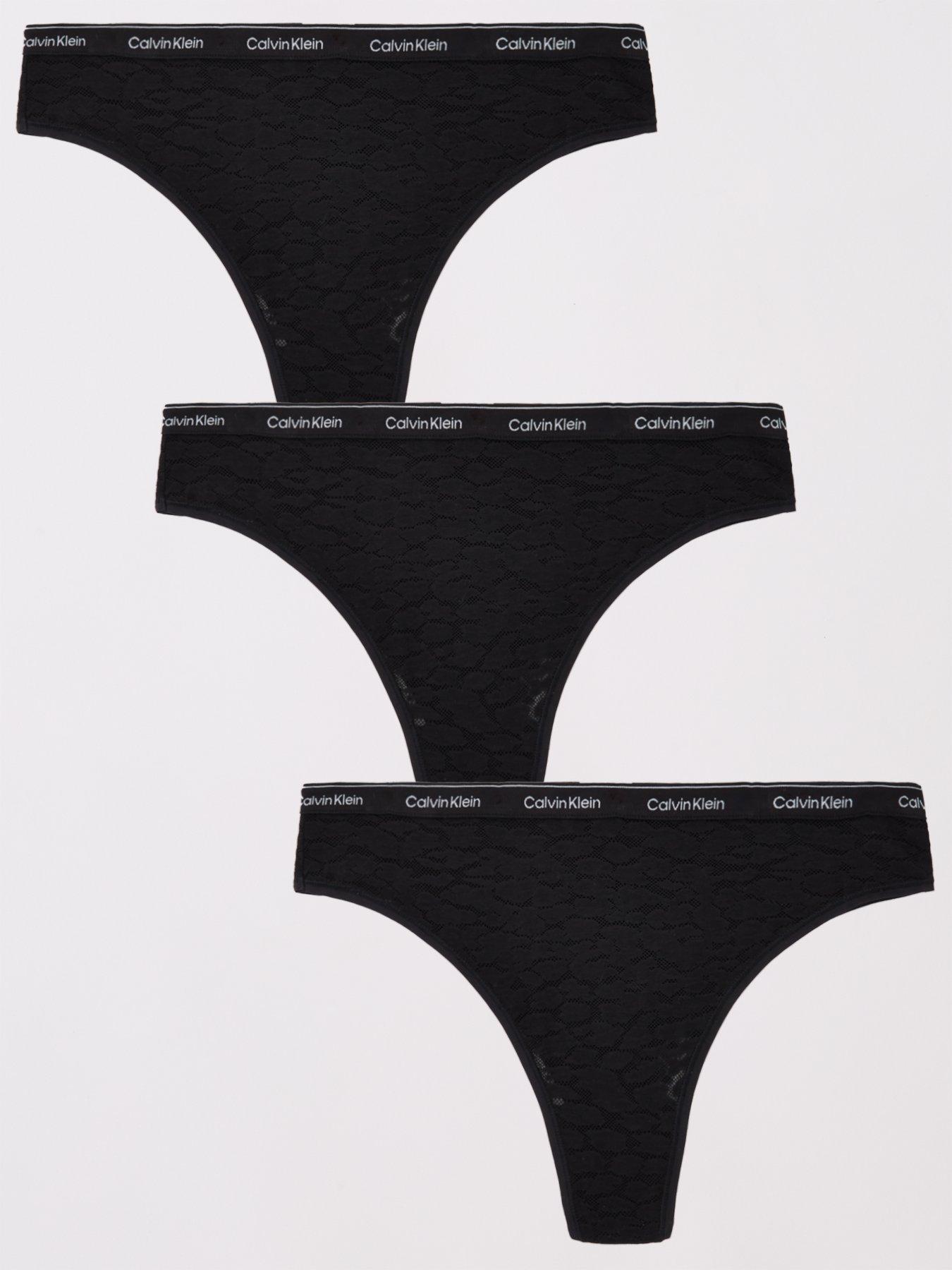 Image of Calvin Klein 3 Pack Brazilian (low-rise) - Black