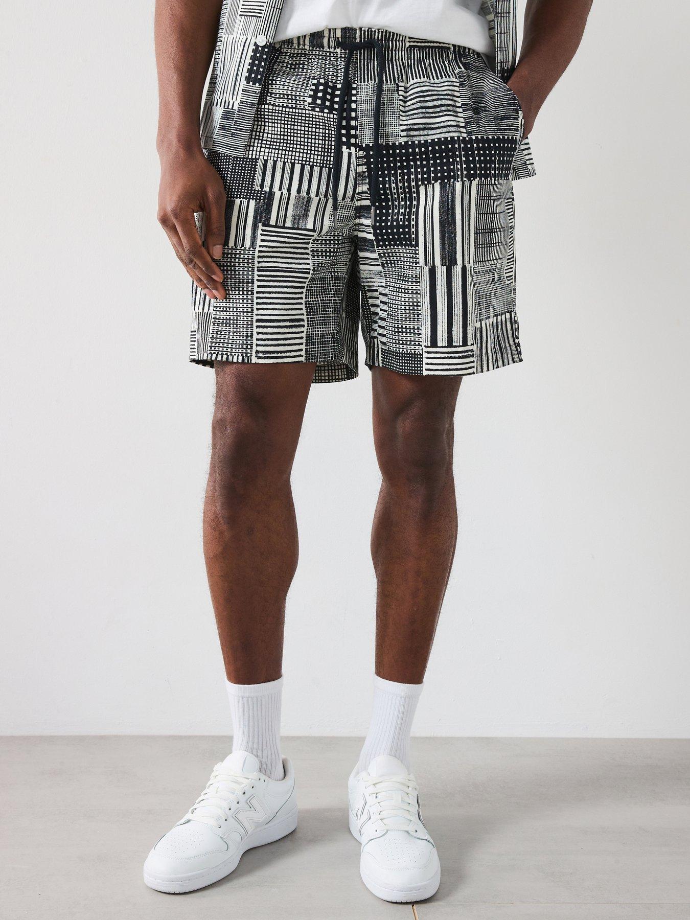 Farah Redwald Canvas Archive Regular Fit Shorts - Black