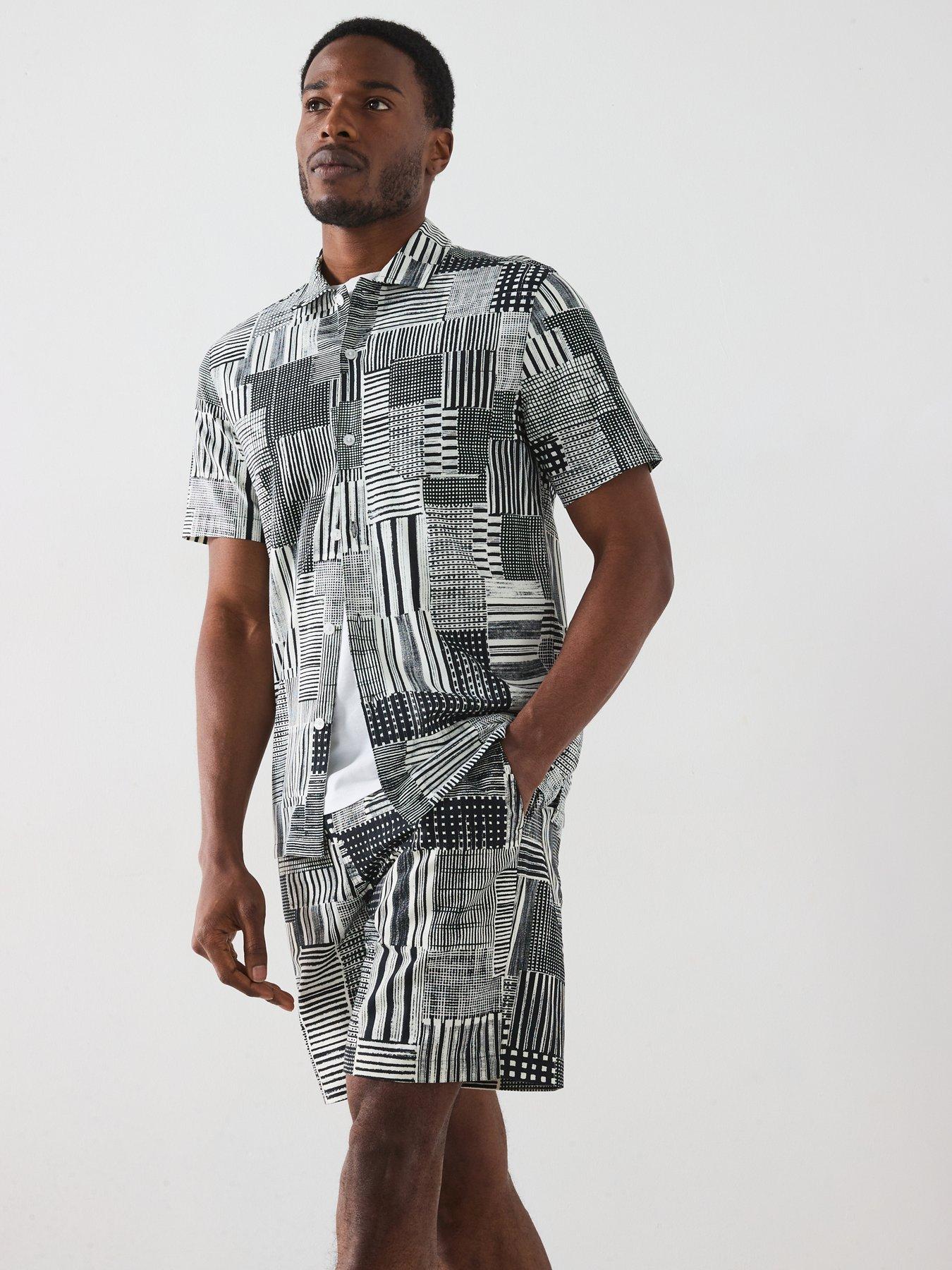 farah-redwald-canvas-archive-regular-fit-shorts-blackdetail