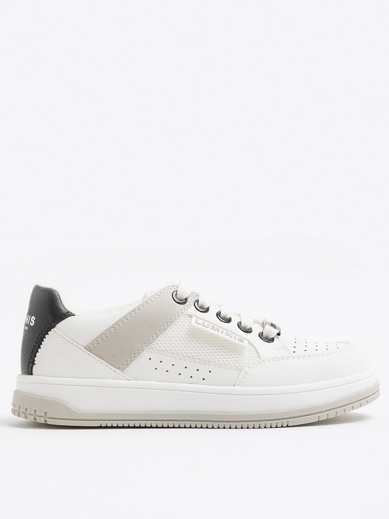 river-island-boys-mesh-trainer-white