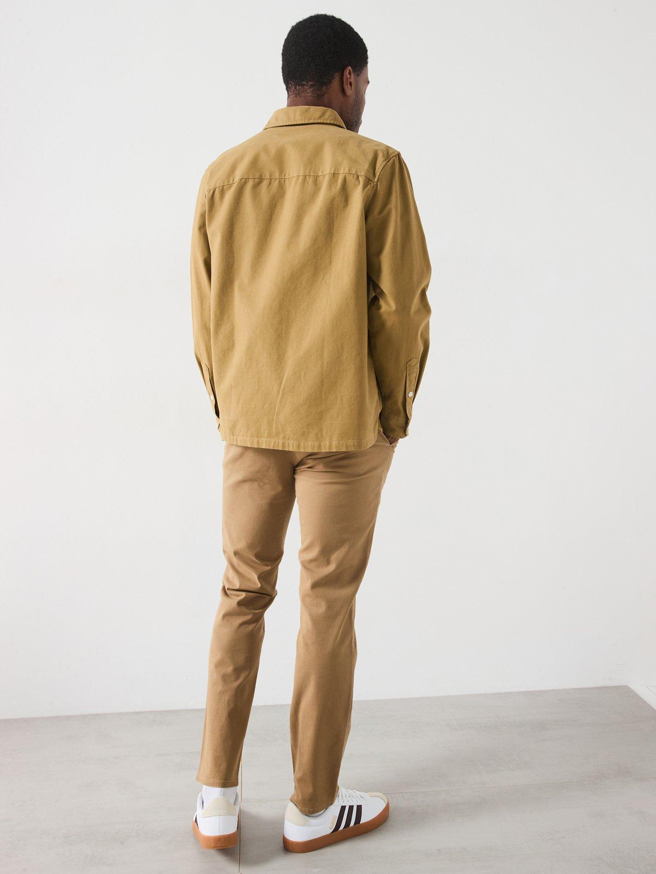 farah-leon-relaxed-fit-overshirt-khakistillFront