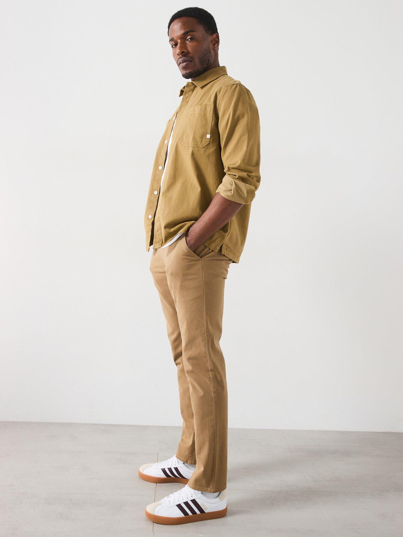 farah-leon-relaxed-fit-overshirt-khakioutfit