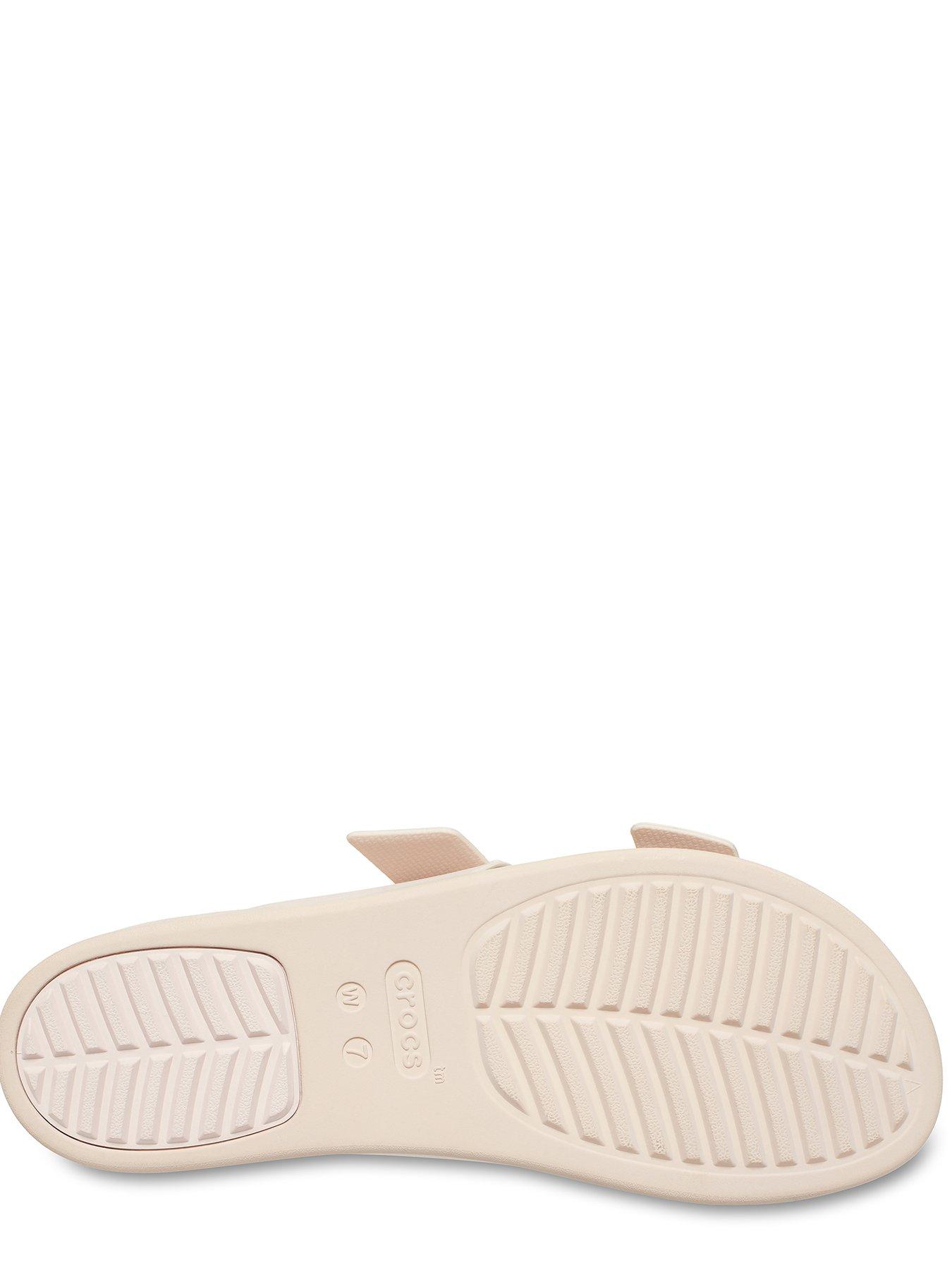 Image 5 of 7 of Crocs Brooklyn Buckle Flat Sandal - Pink