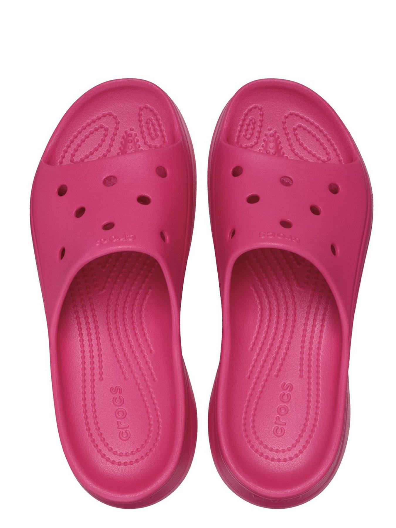 Image 4 of 6 of Crocs Bae Slides - Pink
