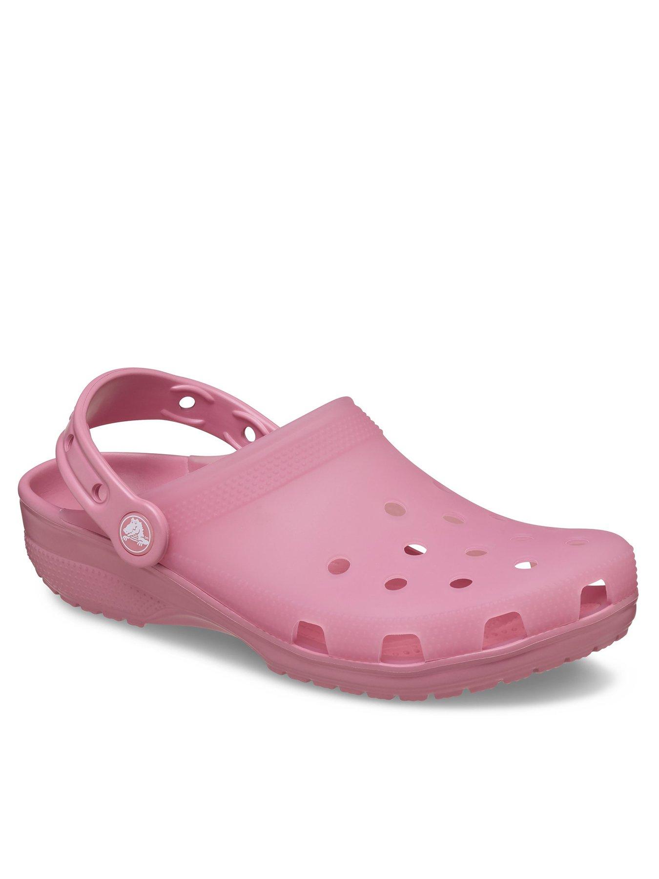 crocs-classic-frosted-clog-pinkstillFront
