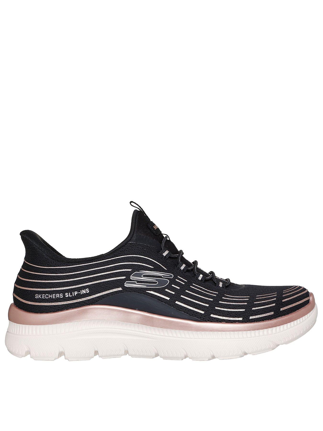 Image 1 of 5 of Skechers Mesh Bungee Glitter 3d Print Integrated Slip-ins W/air-cooled Mf