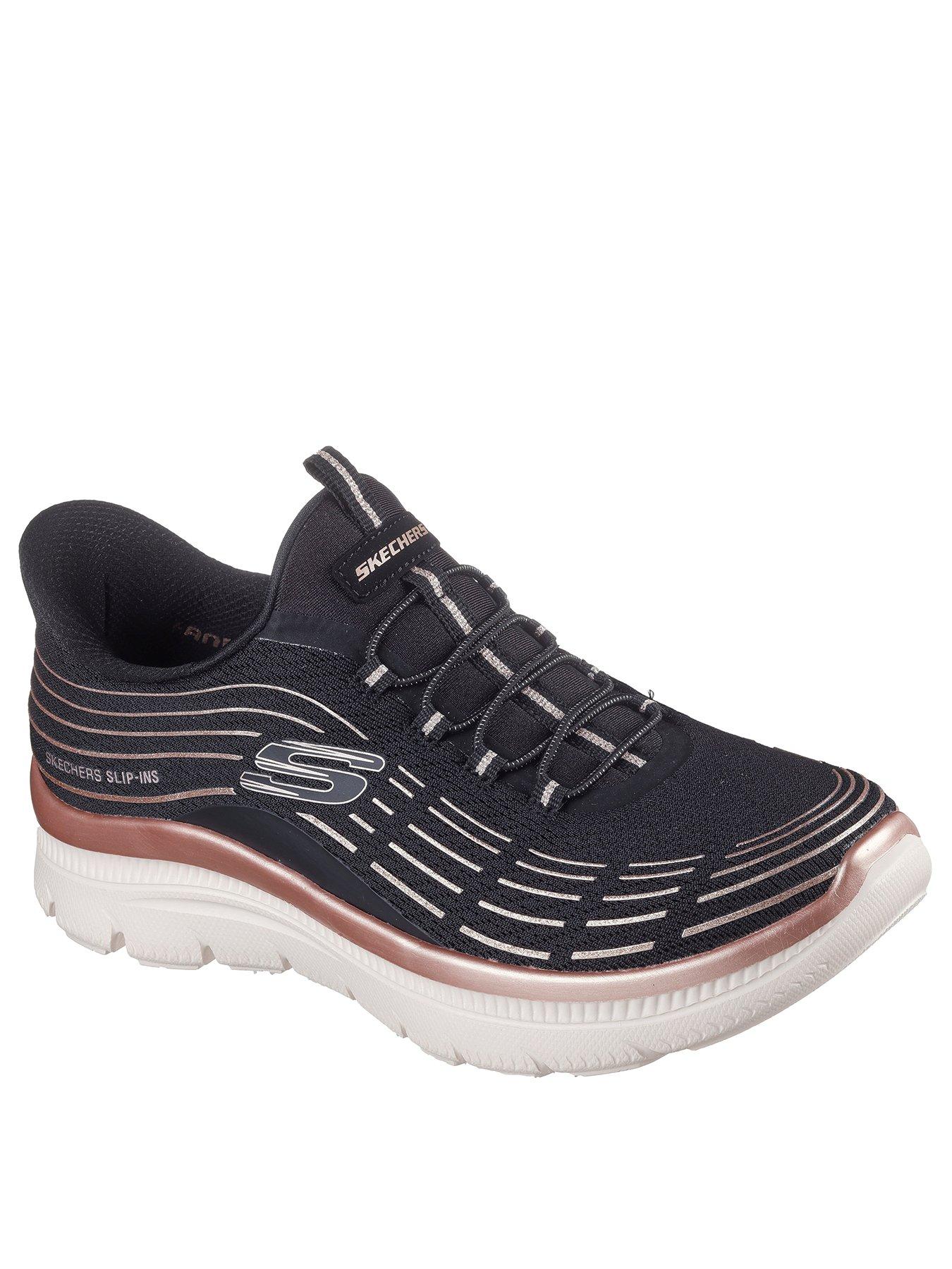Image 2 of 5 of Skechers Mesh Bungee Glitter 3d Print Integrated Slip-ins W/air-cooled Mf