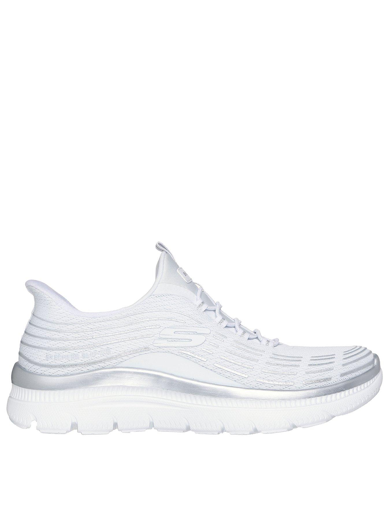 Image of Skechers Mesh Bungee Glitter 3d Print Integrated Slip-ins W/air-cooled Mf