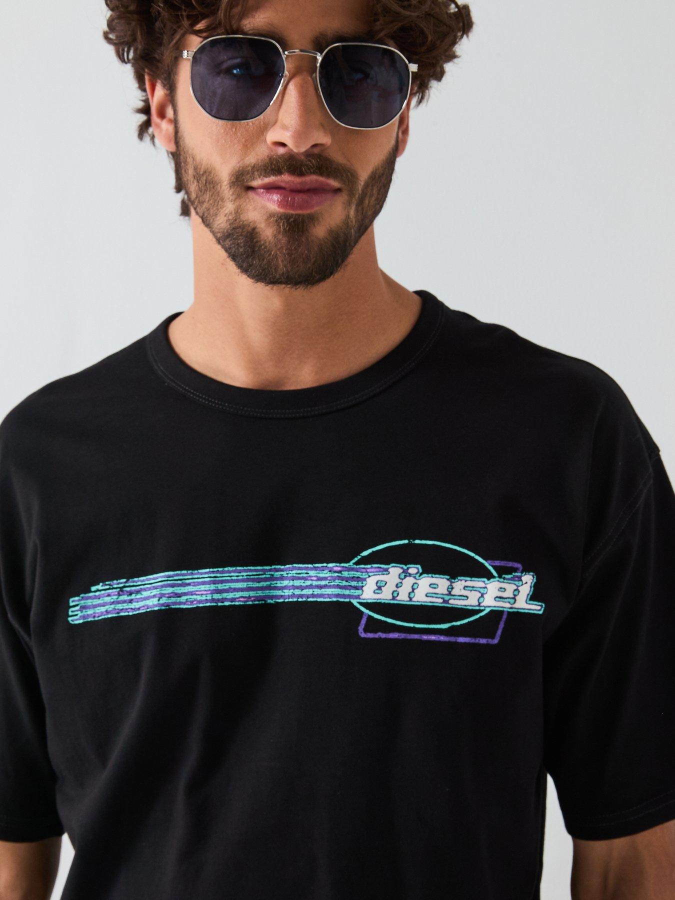 Image 4 of 6 of Diesel T-Boxt-R16 Backhit Graphic T-Shirt - Black