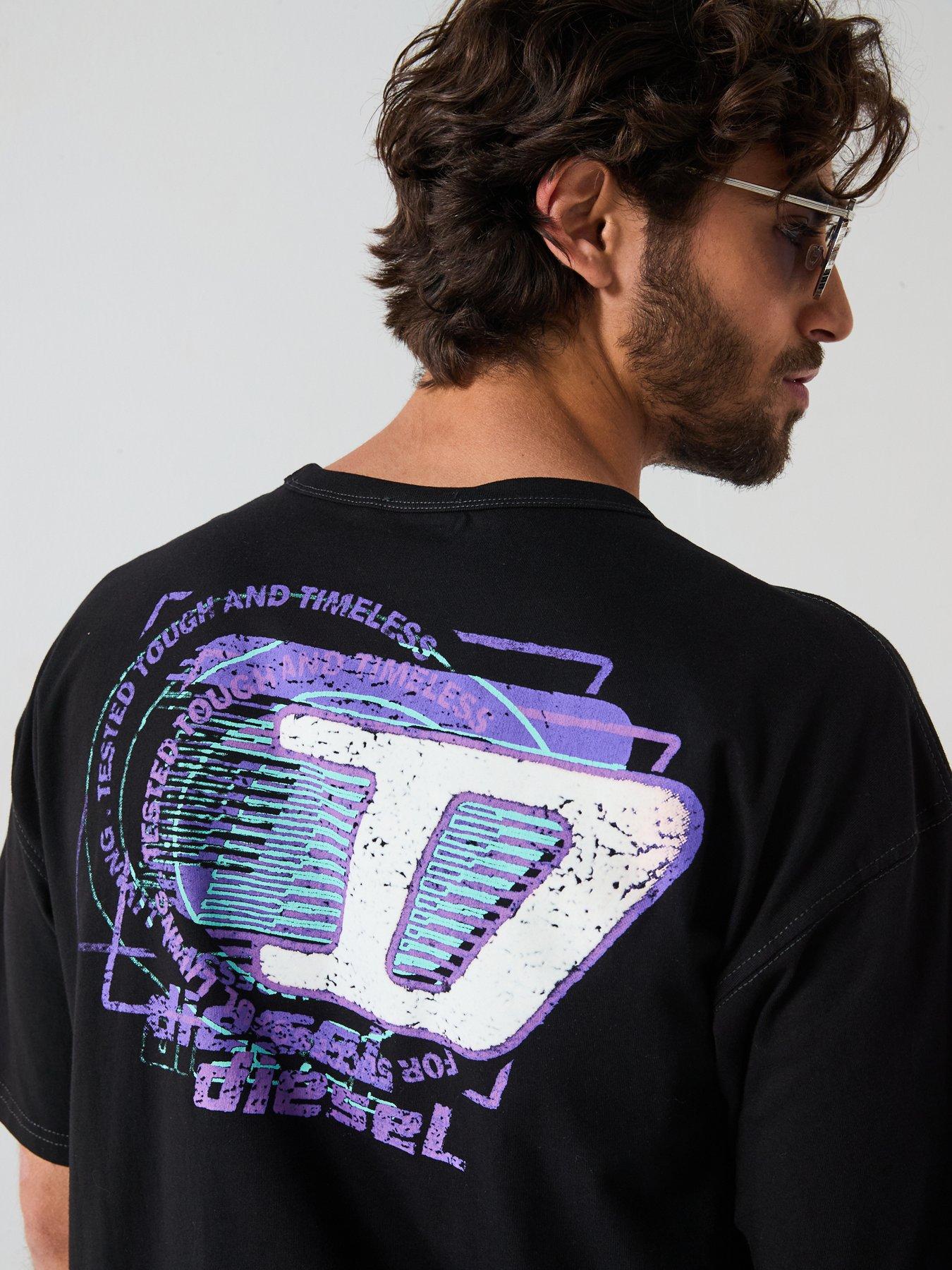 Image 5 of 6 of Diesel T-Boxt-R16 Backhit Graphic T-Shirt - Black