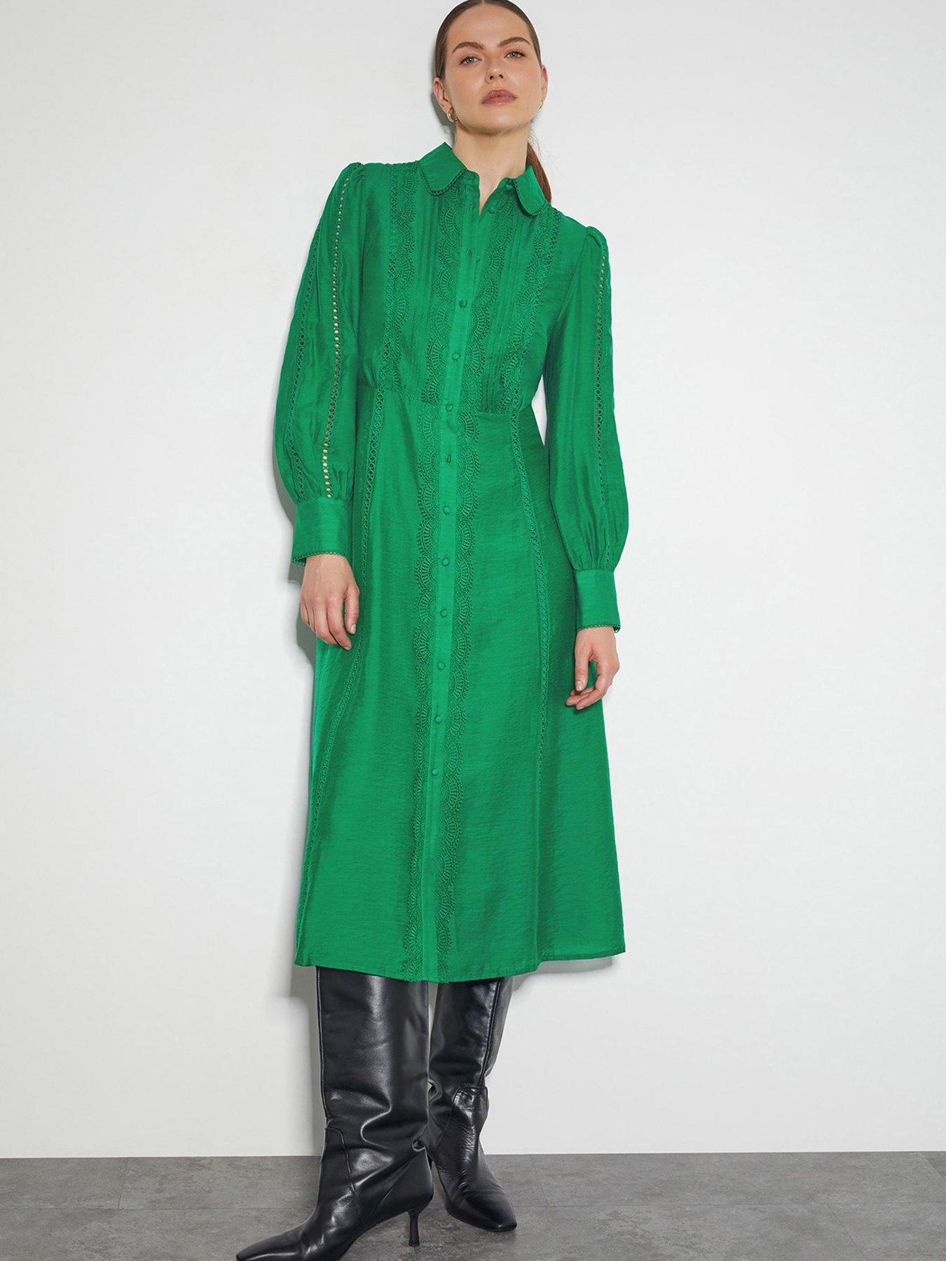 monsoon-laila-shirt-dress-green