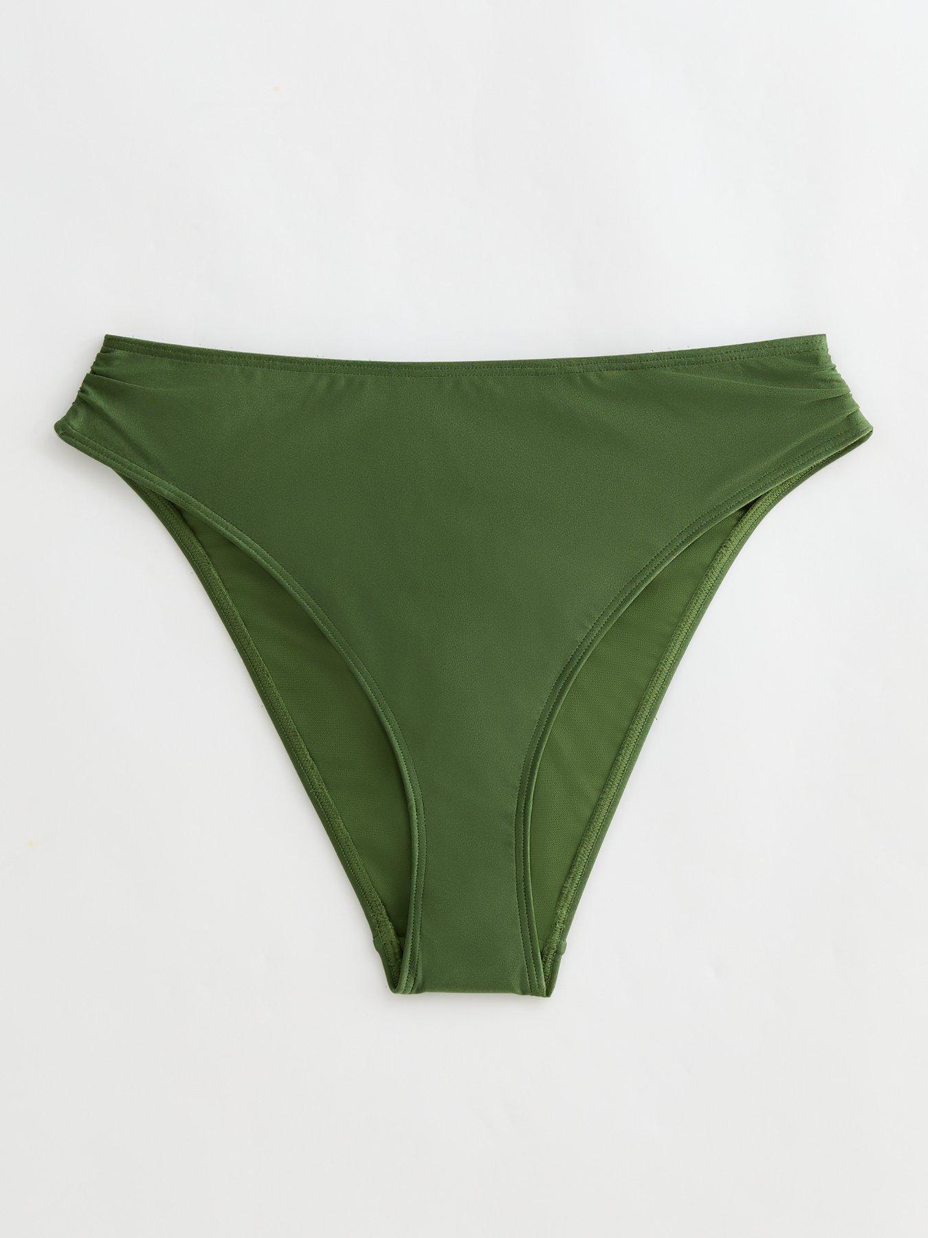 new-look-mix-and-match-khaki-ruched-side-high-leg-bikini-bottomsdetail