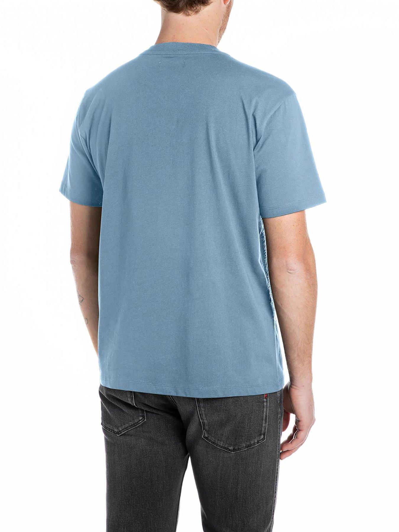 replay-ventre-chest-logo-t-shirt-bluestillFront