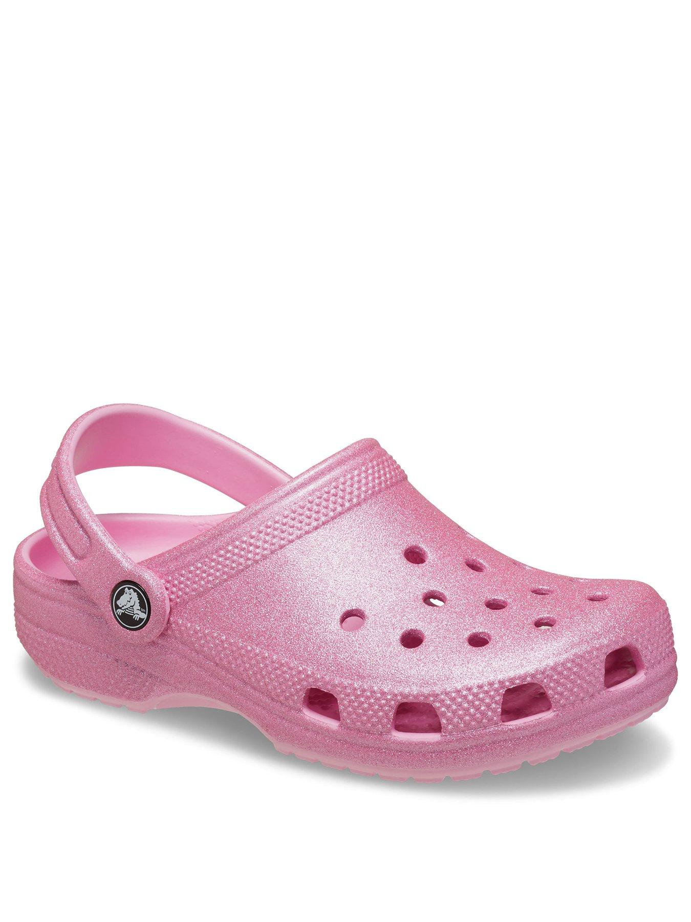 Image 2 of 6 of Crocs Classic Glitter Clog T - Pink