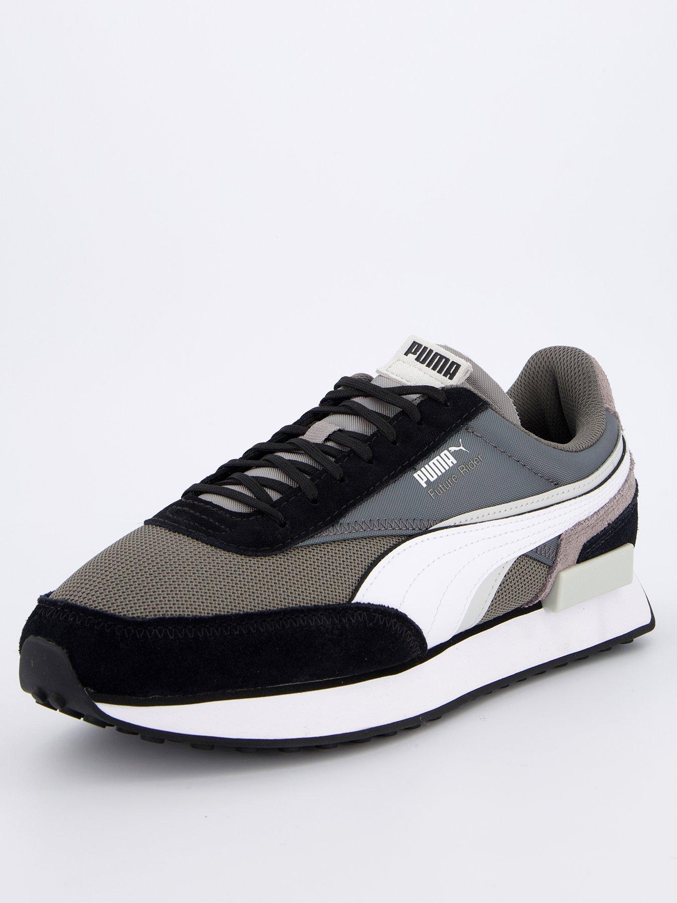 puma-mens-future-rider-double-two-trainers-greyblackstillFront