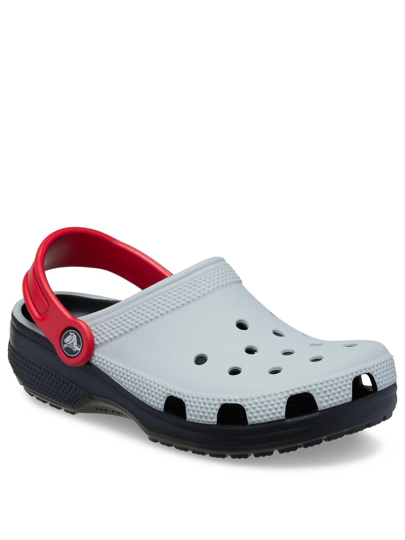 Image 2 of 6 of Crocs Classic Retro Sport Clog T - Grey