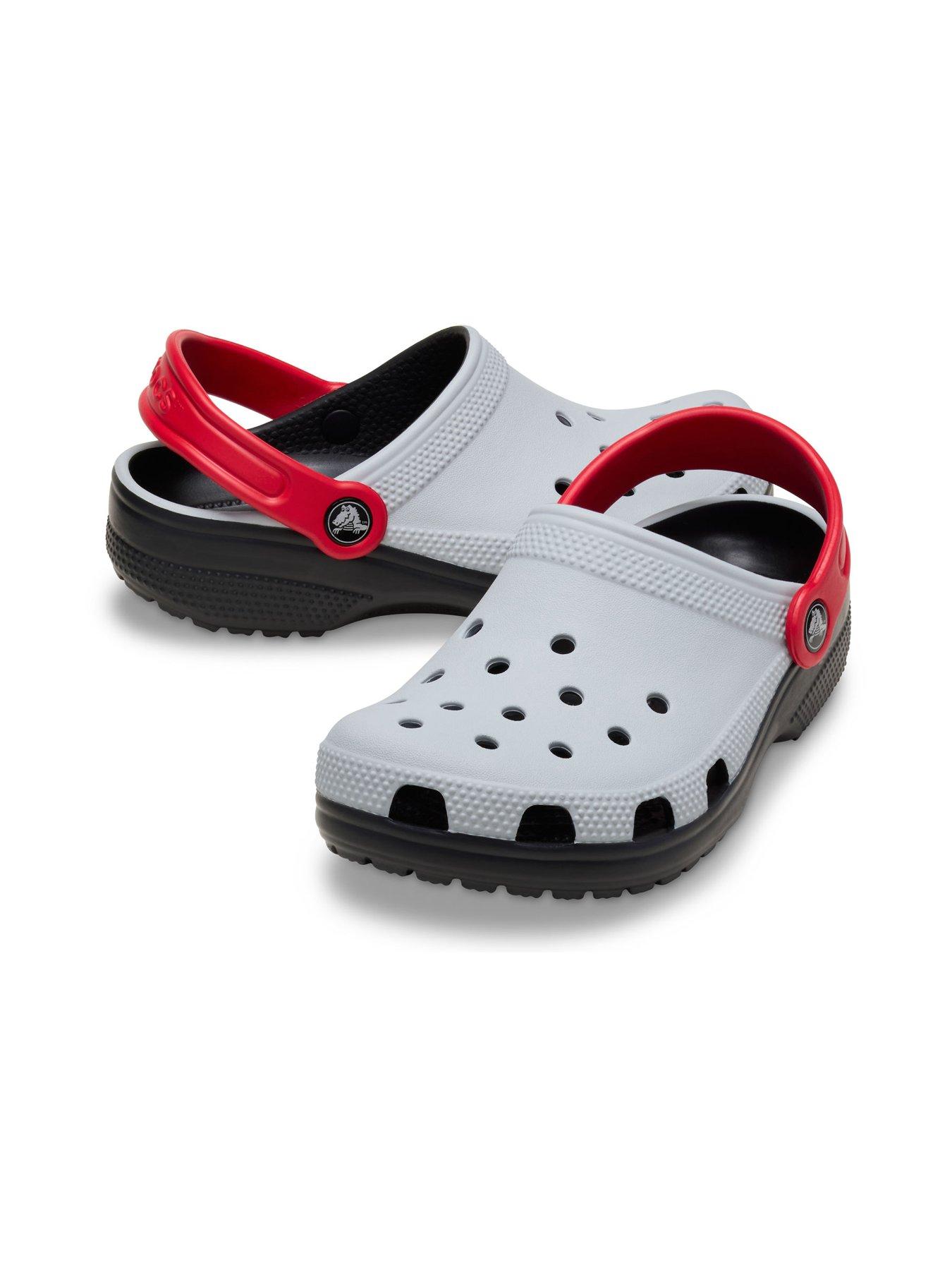 Image 6 of 6 of Crocs Classic Retro Sport Clog T - Grey
