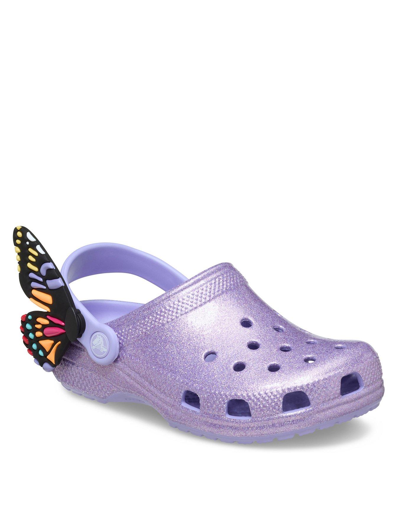 Image 2 of 6 of Crocs Classic Iam Butterfly Clog T - Purple