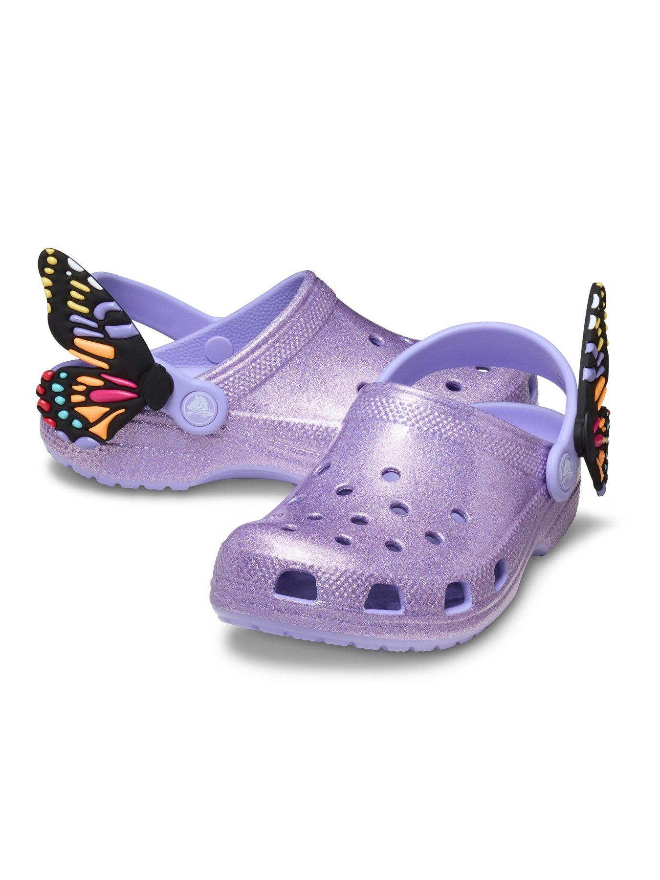Image 6 of 6 of Crocs Classic Iam Butterfly Clog T - Purple