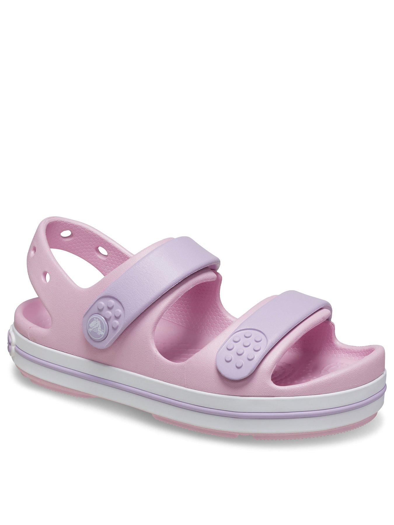 Image 2 of 6 of Crocs Kids Crocband Cruiser Sandal - Ballerina/lavender