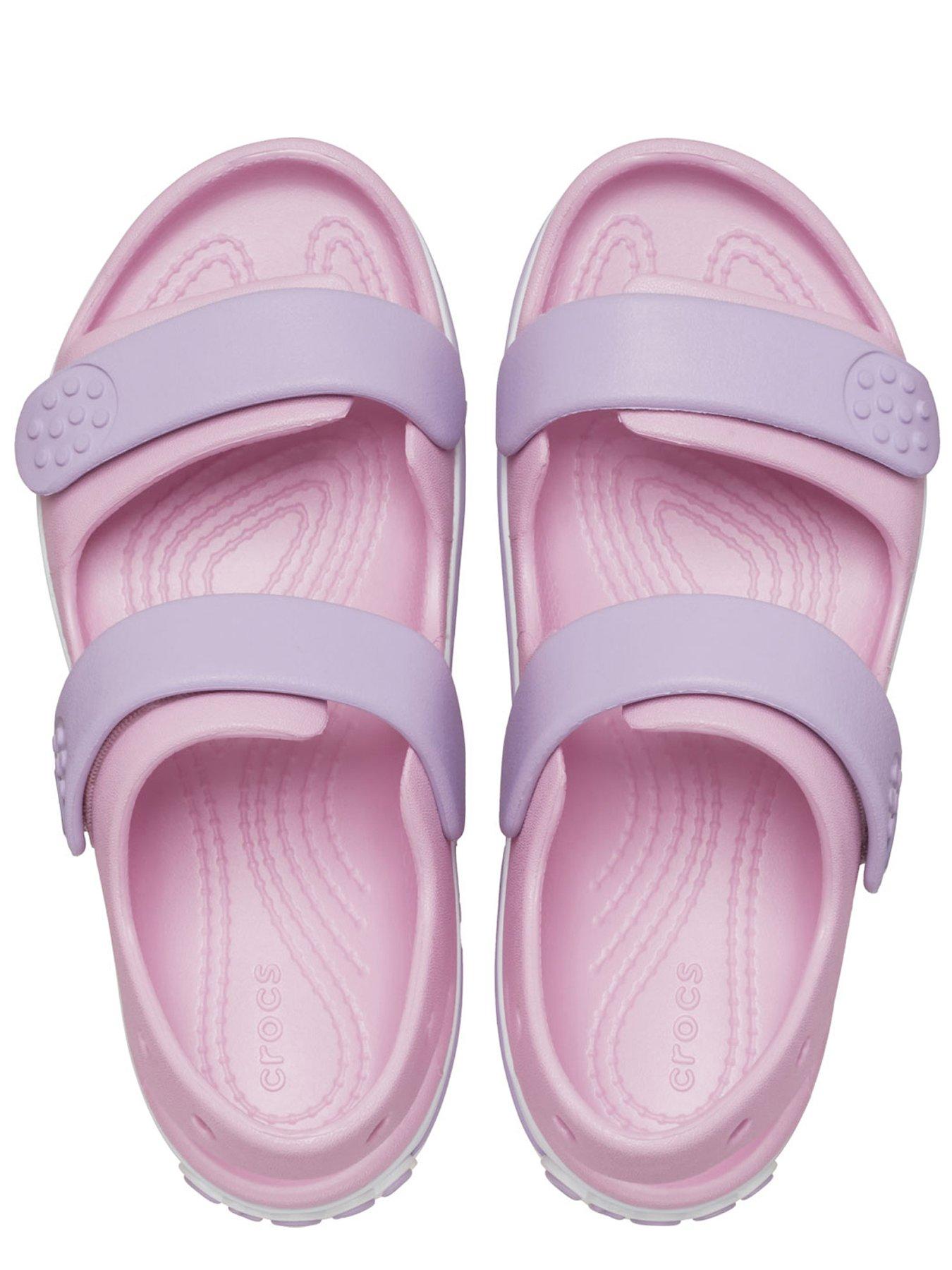 Image 4 of 6 of Crocs Kids Crocband Cruiser Sandal - Ballerina/lavender