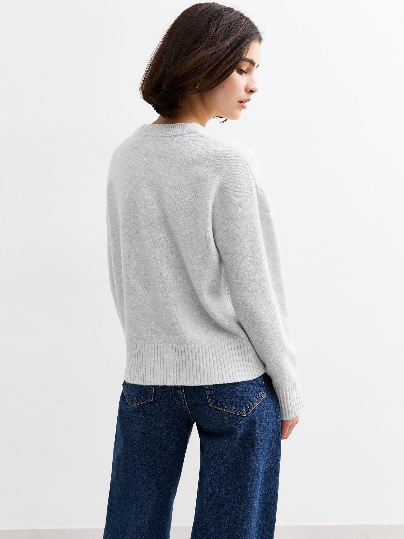 new-look-light-grey-soft-knit-crew-neck-jumperstillFront