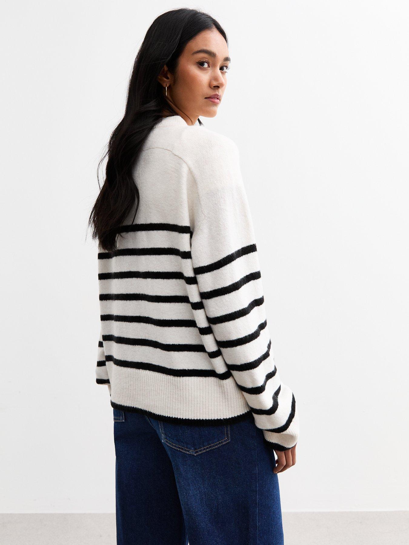 new-look-white-horizontal-stripe-seam-detail-knitted-cardiganstillFront