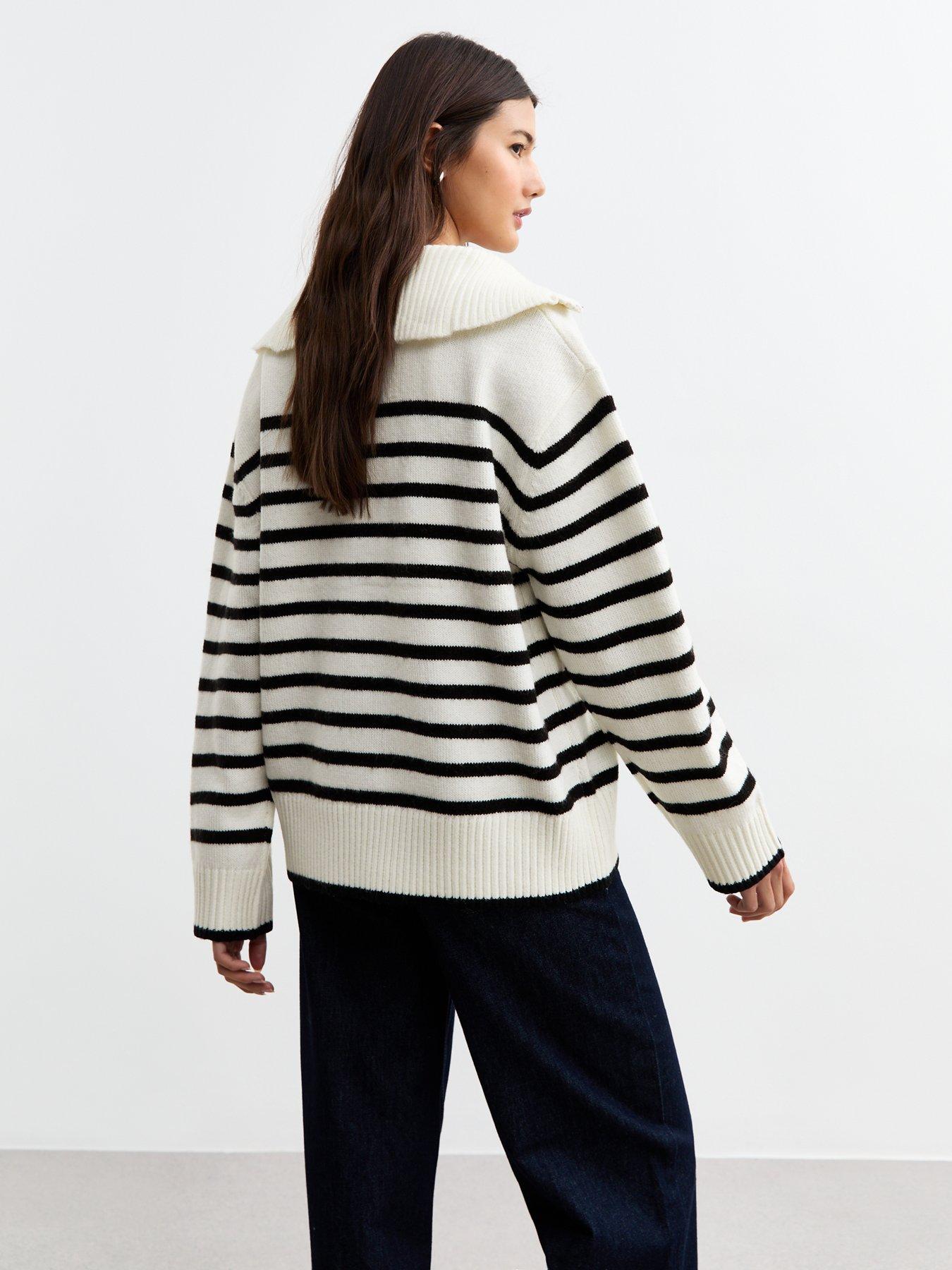 new-look-white-striped-half-zip-knitted-jumperstillFront