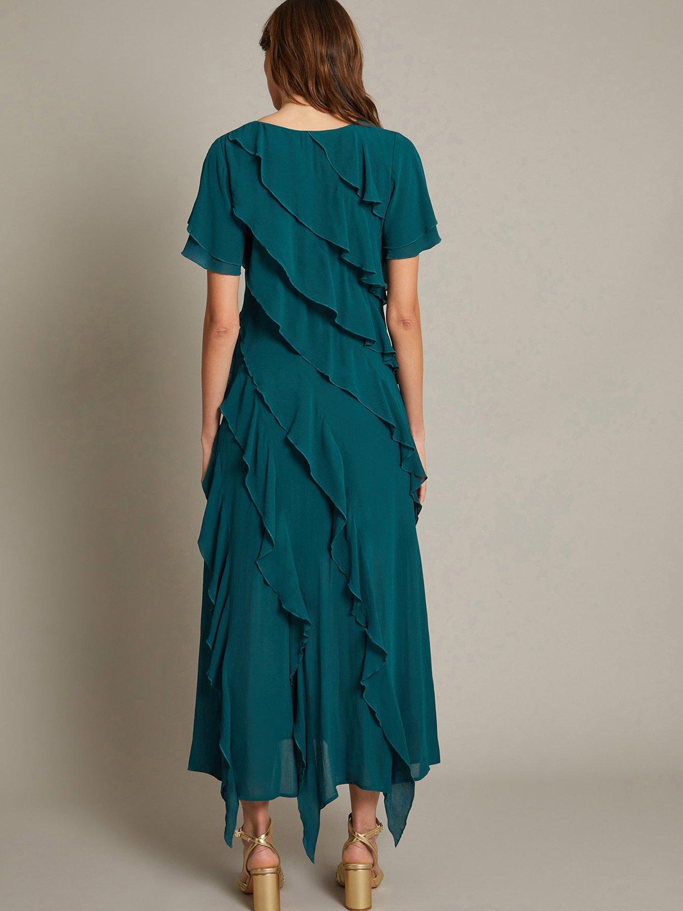 monsoon-renata-frill-dress-tealstillFront