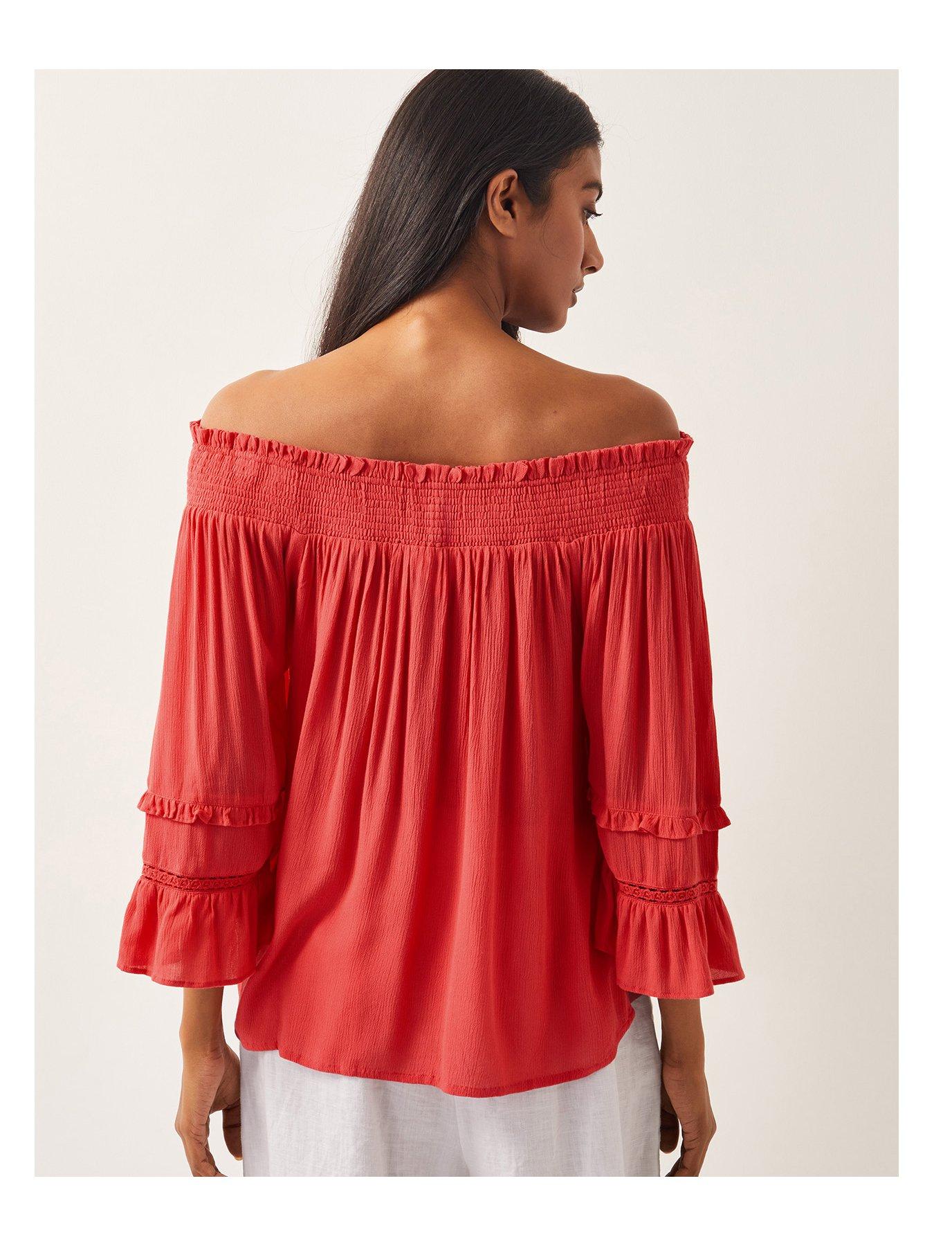 Image 2 of 5 of Monsoon Ava Smock Top - Pink