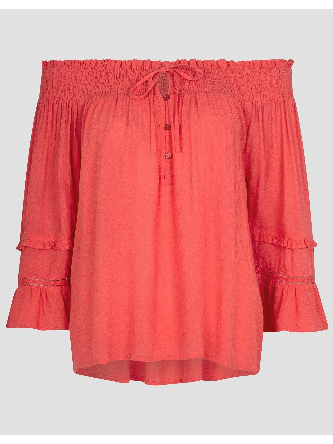 Image 3 of 5 of Monsoon Ava Smock Top - Pink