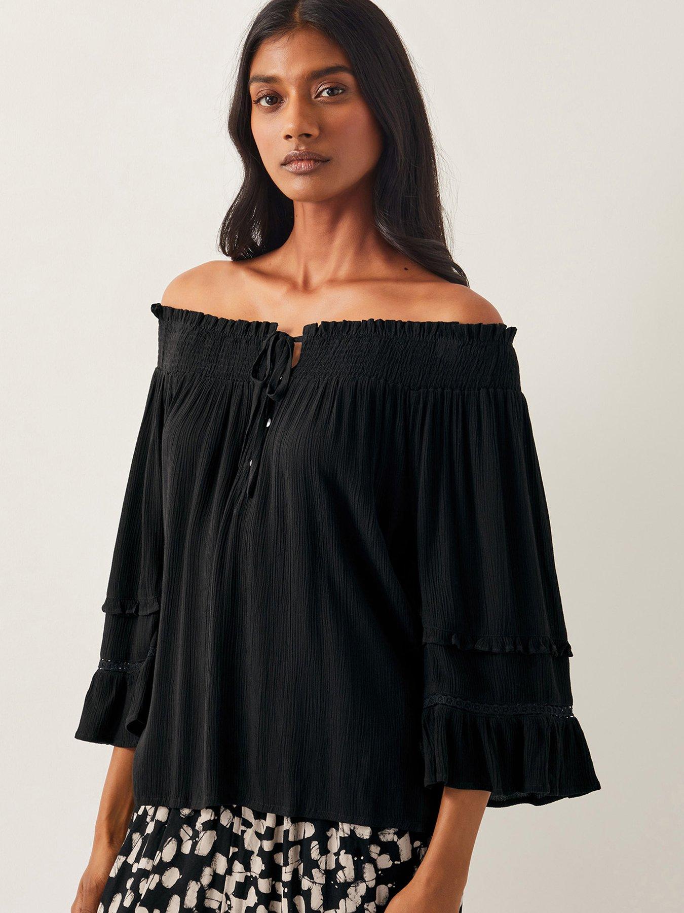 monsoon-ava-smock-top-black