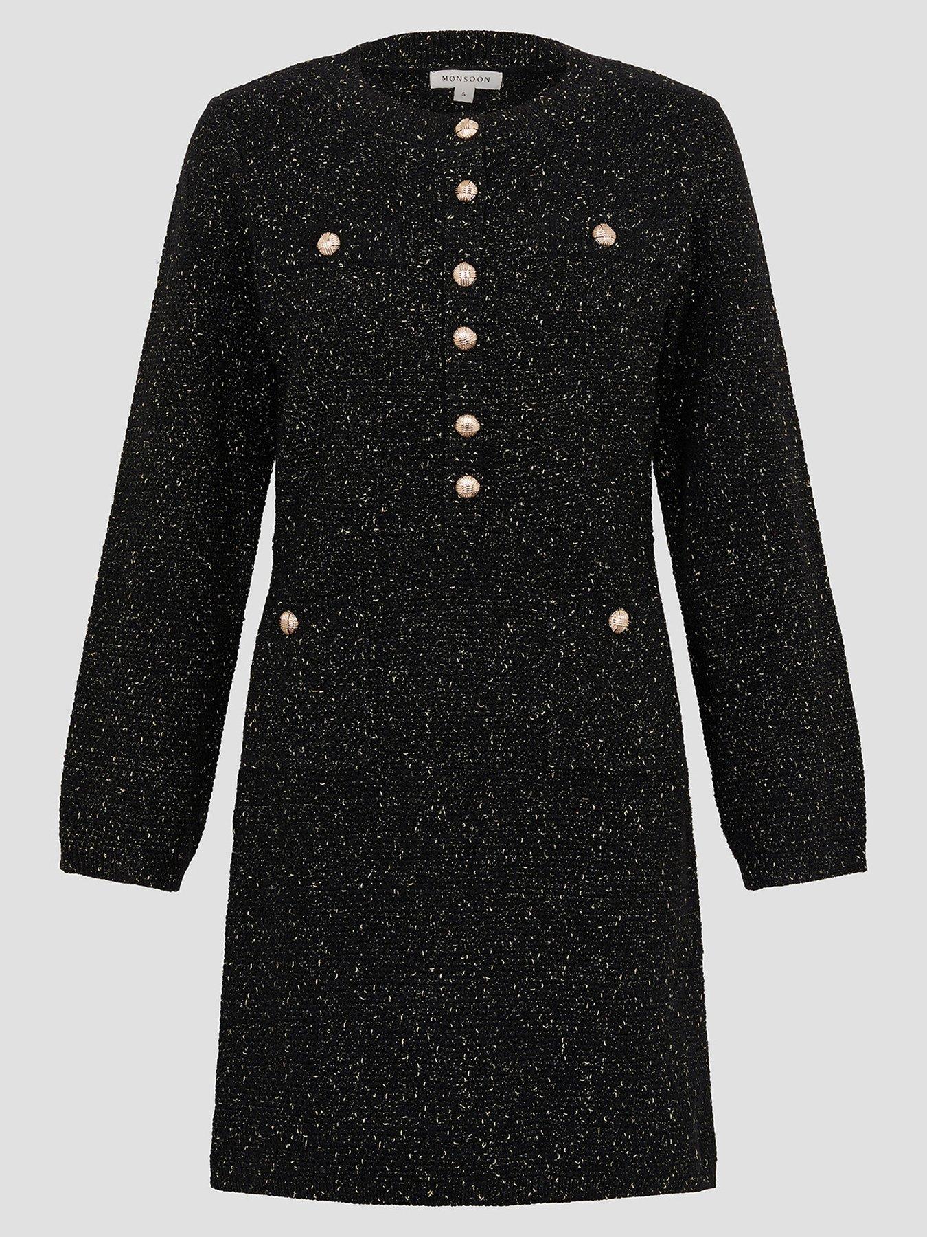 Image 3 of 5 of Monsoon Sashia Smart Dress - Black