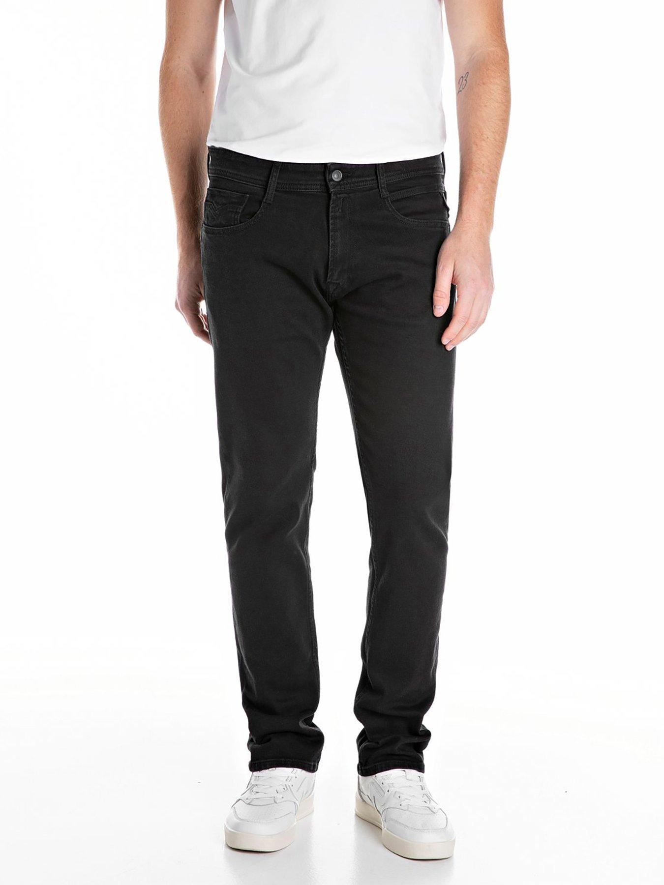Replay Rocco Straight Fit Jeans - Black