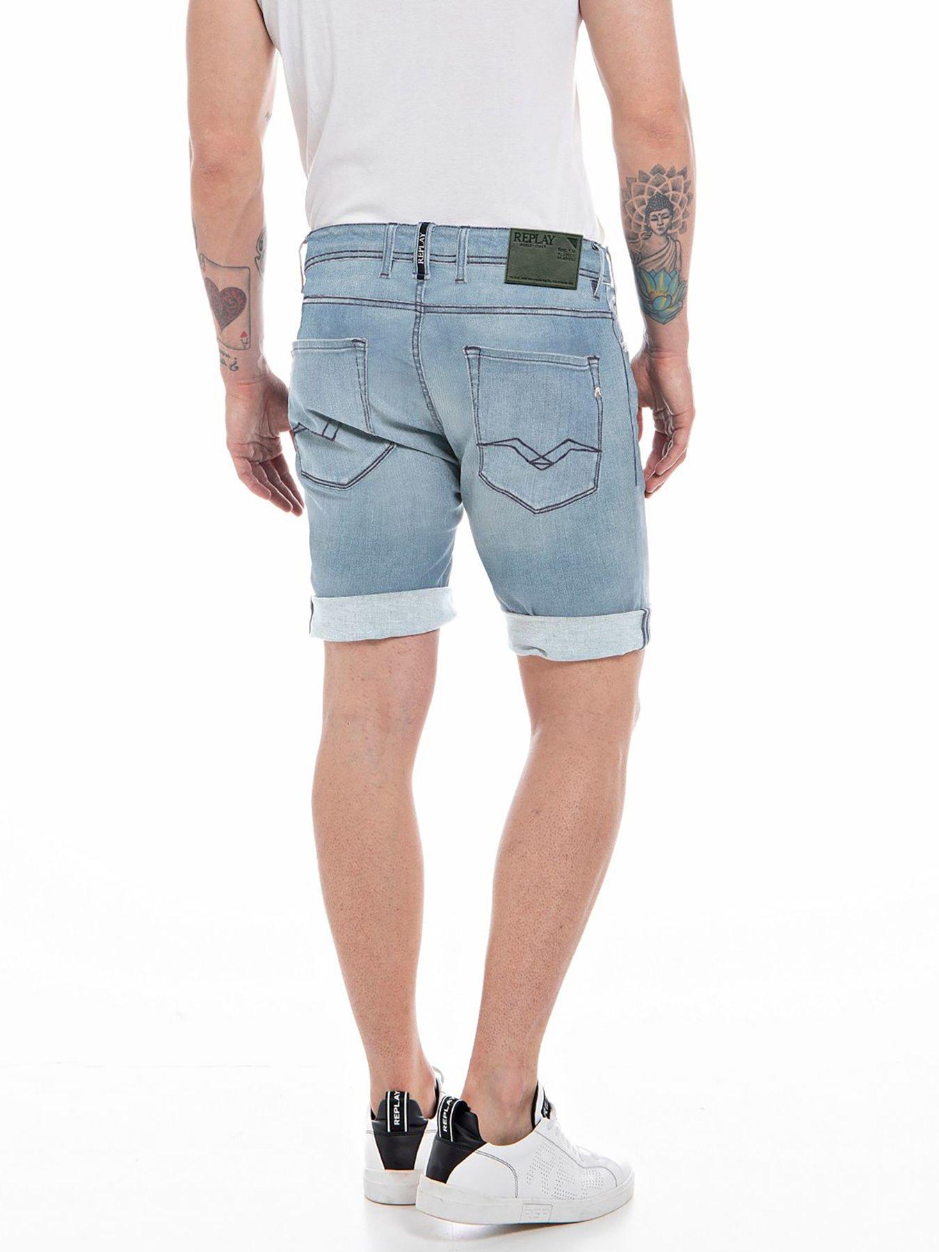 replay-981-denim-shorts--light-washstillFront