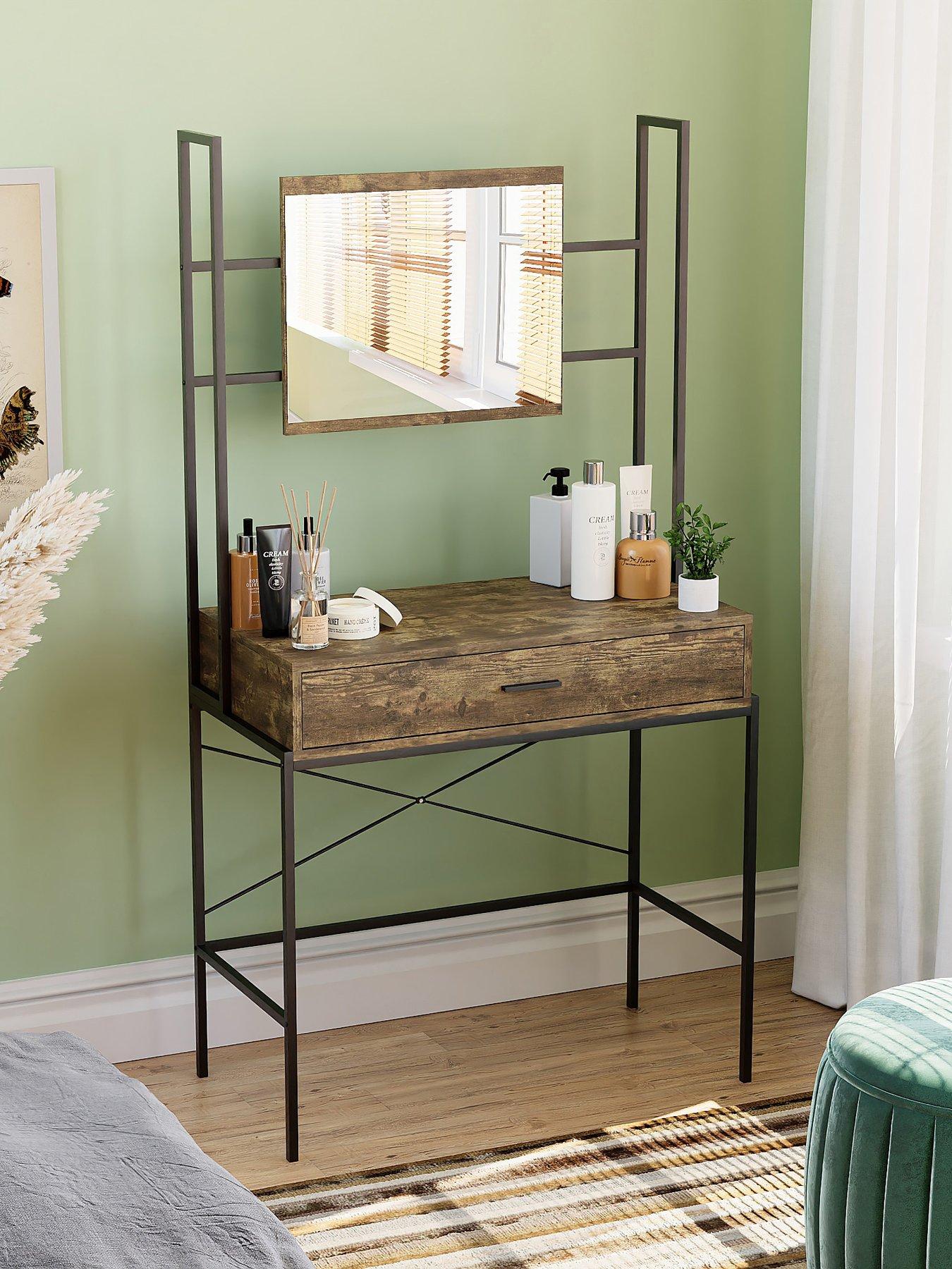 vida-designs-brooklyn-1-drawer-dressing-tablefront