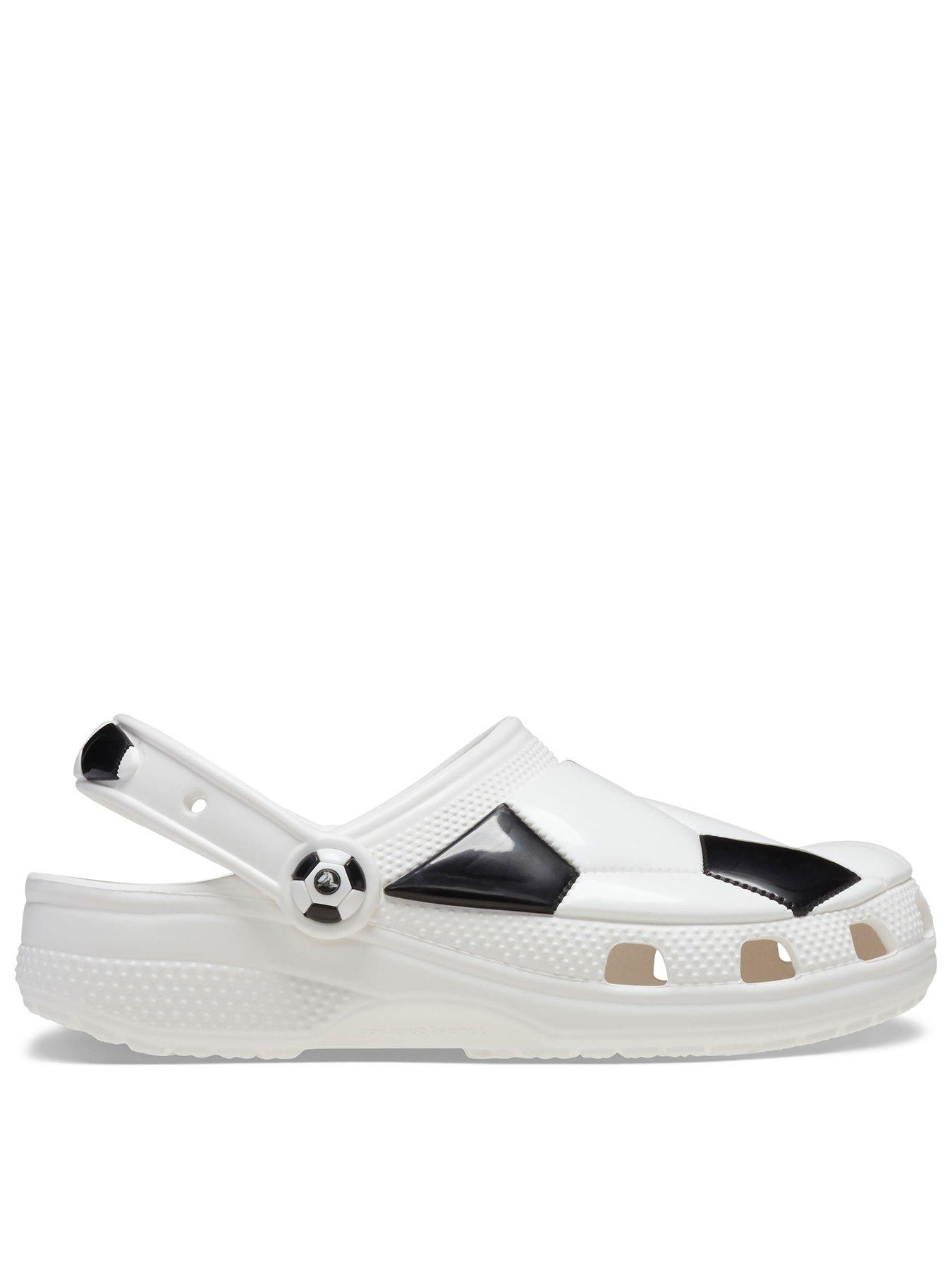 Image 1 of 6 of Crocs Classic Soccer Ball Clog T - White