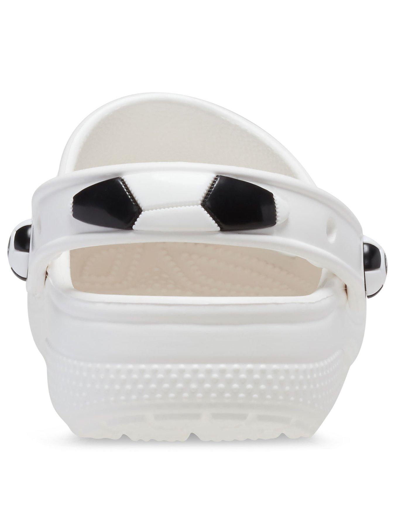 Image 3 of 6 of Crocs Classic Soccer Ball Clog K - White