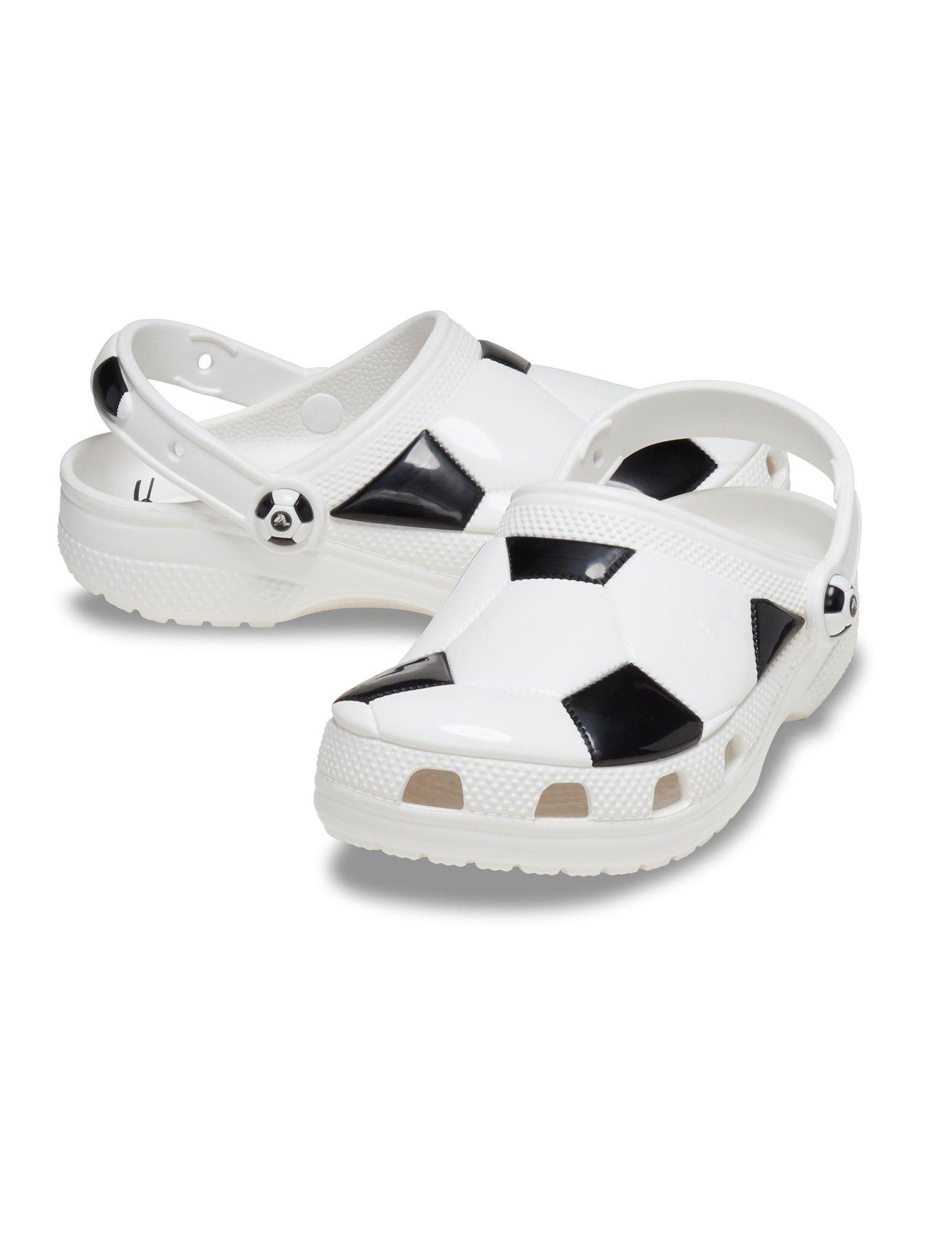 Image 6 of 6 of Crocs Classic Soccer Ball Clog K - White