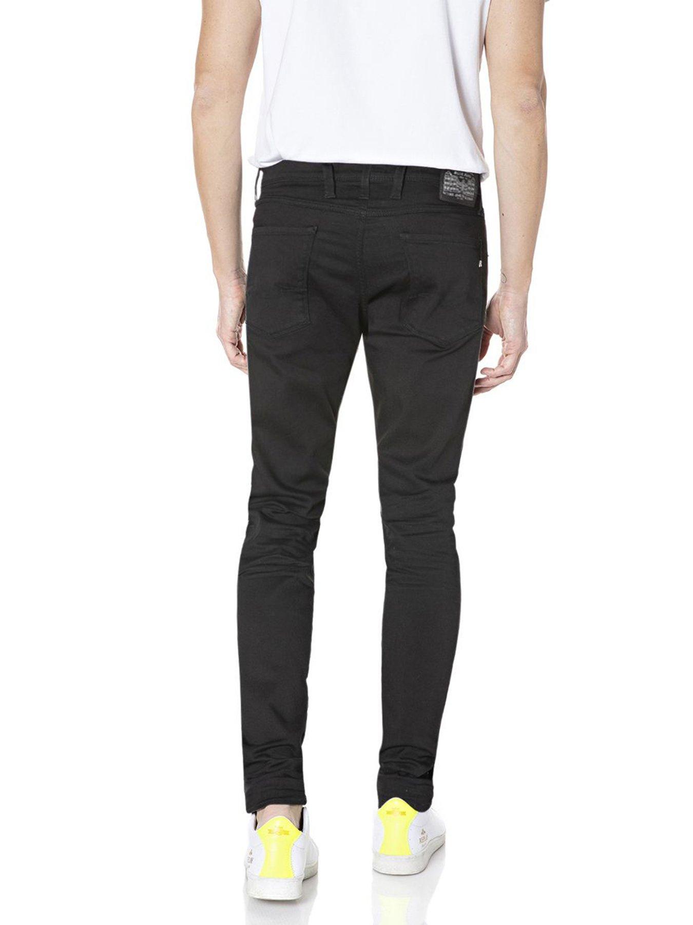 Image 2 of 2 of Replay Anbass Slim Fit Jeans- Black