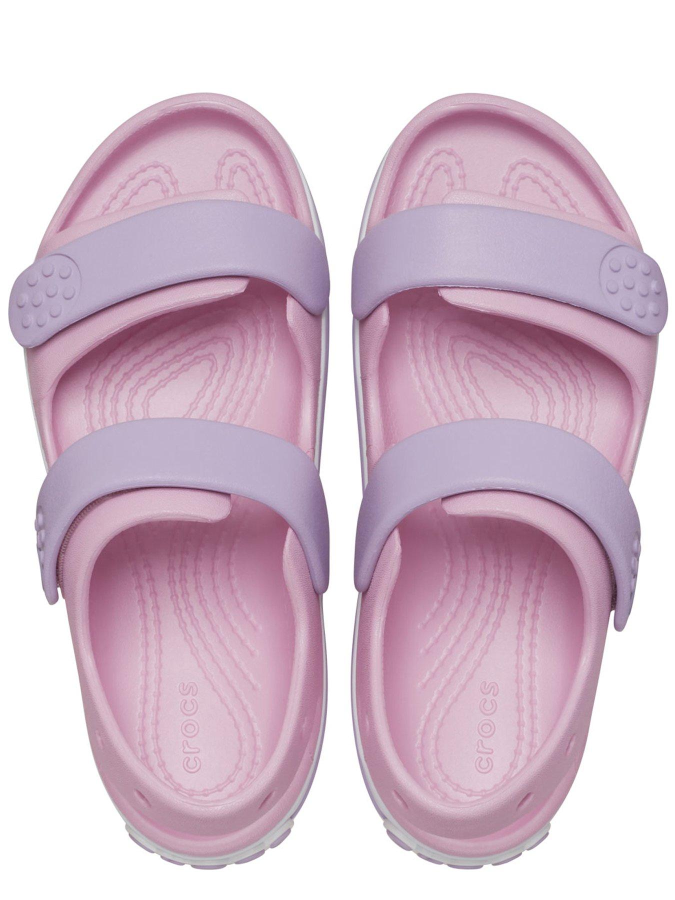 Image 4 of 6 of Crocs Toddler Crocband Cruiser Sandal - Ballerina/lavender