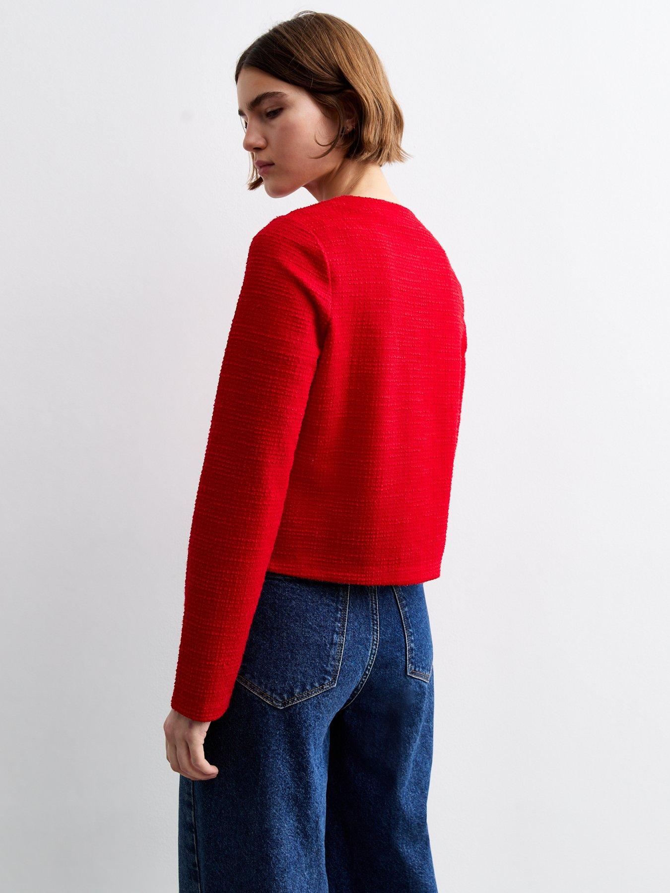 new-look-boucle-jersey-cardigan-redstillFront