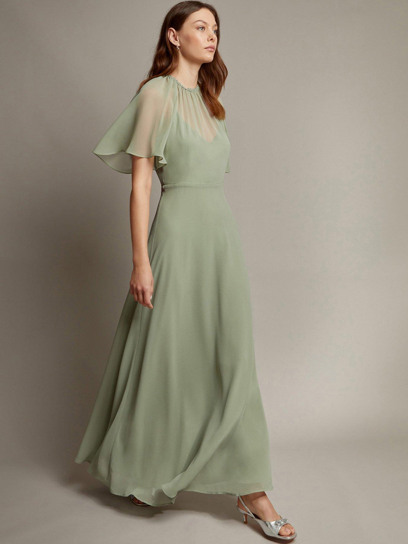 monsoon-mona-angle-sleeve-dress-sage