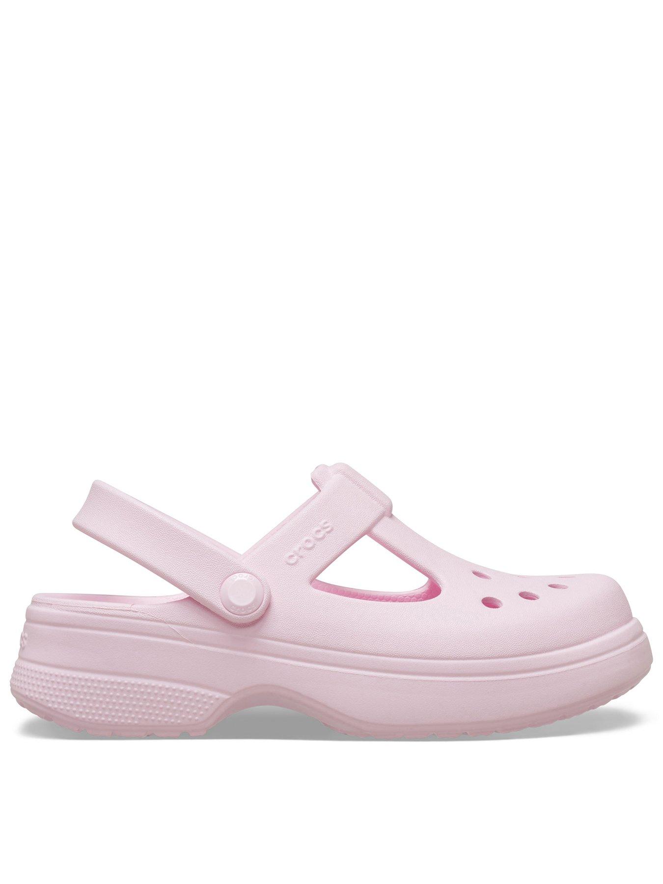 Image 1 of 6 of Crocs Toddler Classic Mary Jane Clog - Pink Milk