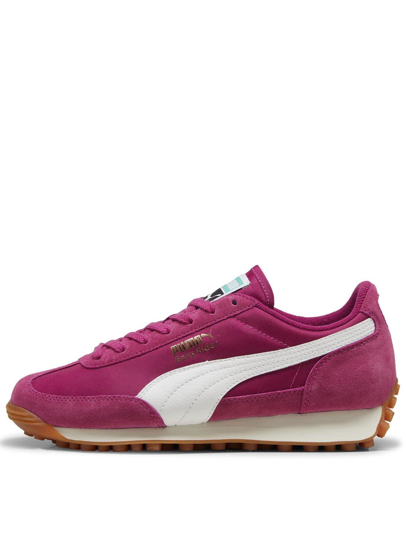 puma-womens-easy-rider-vintage-trainers-dark-pink