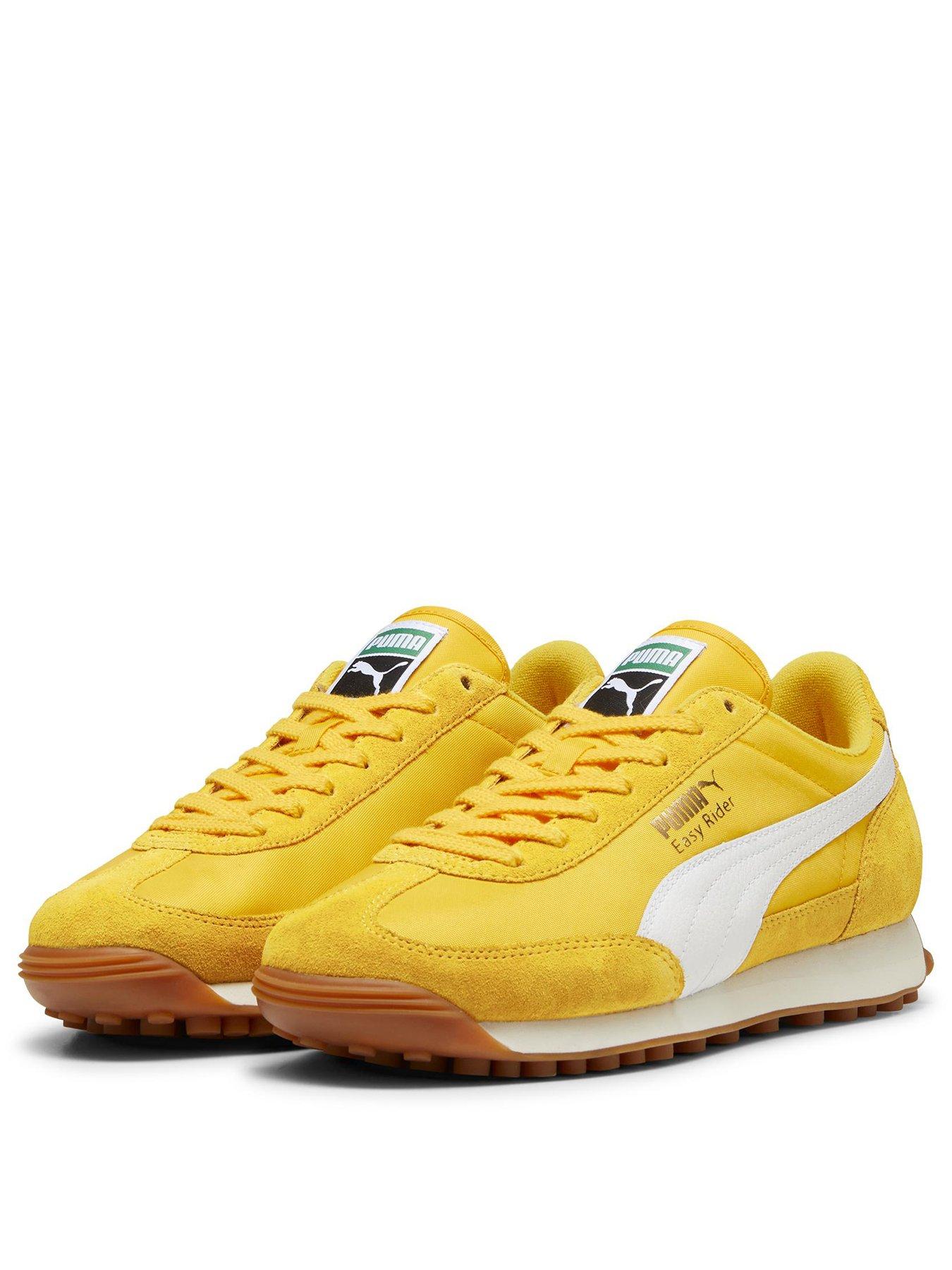 puma-womens-easy-rider-vintage-trainers-yellowstillFront