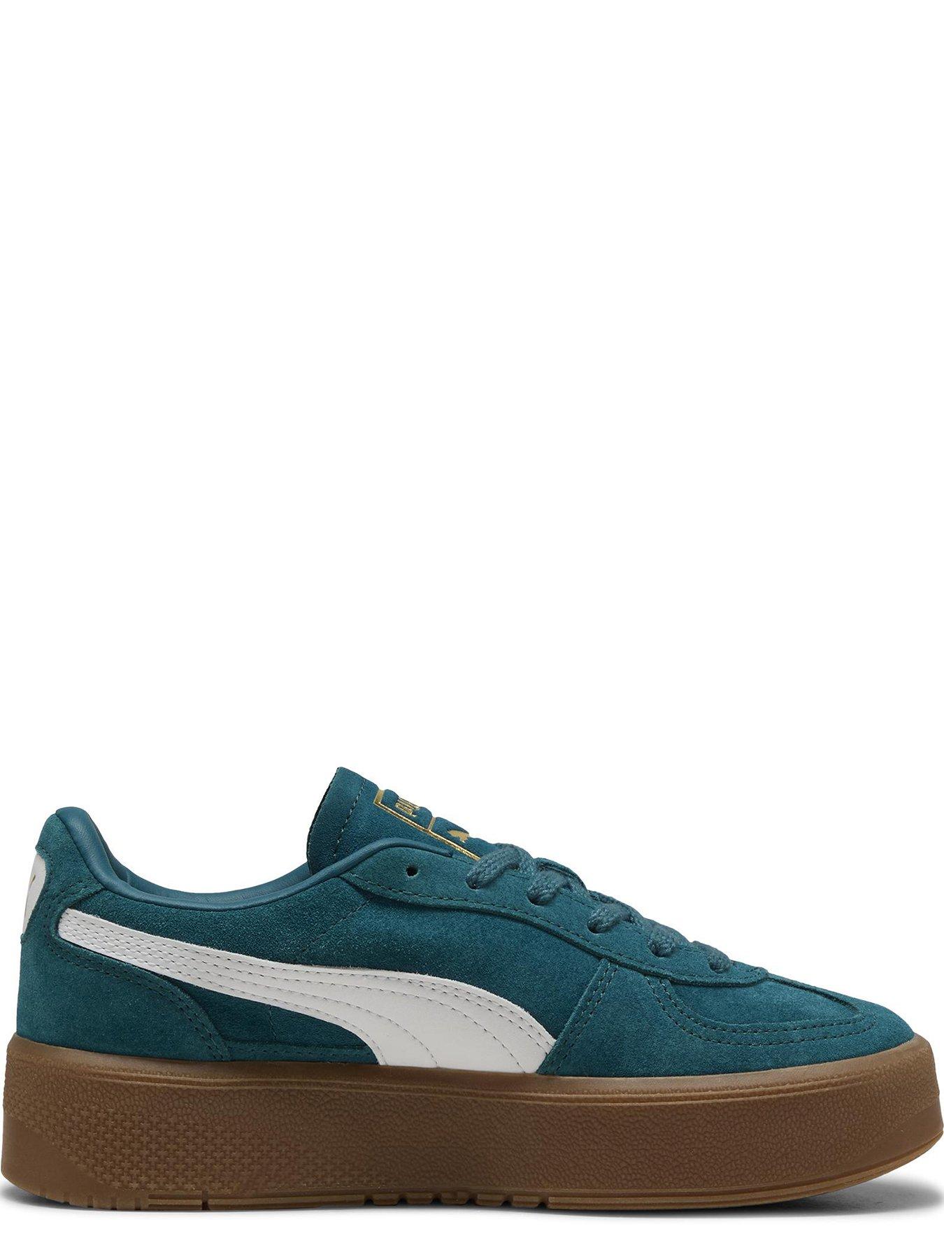 Image 4 of 7 of Puma Women's Palermo Elevata Trainers - Dark Green