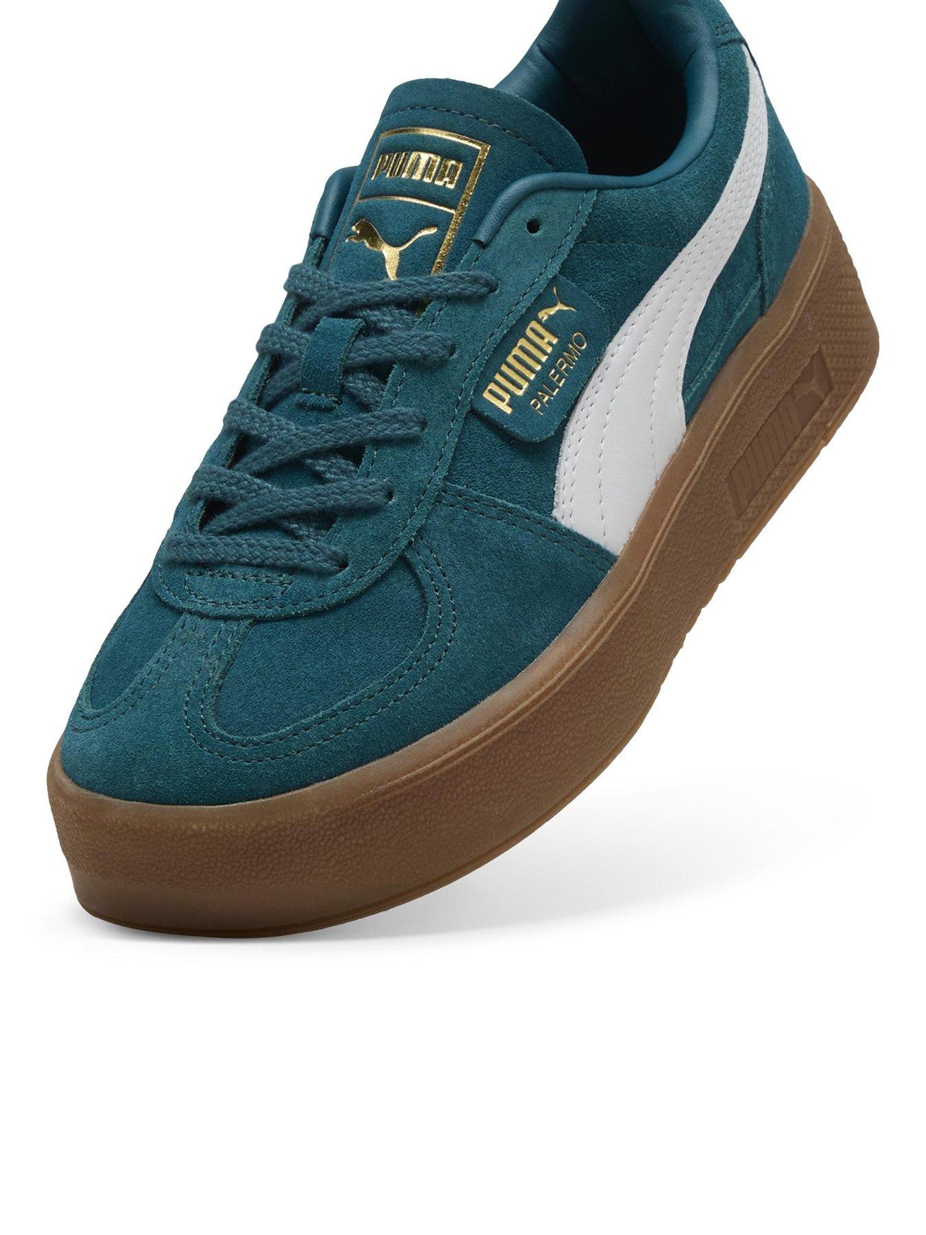 Image 6 of 7 of Puma Women's Palermo Elevata Trainers - Dark Green