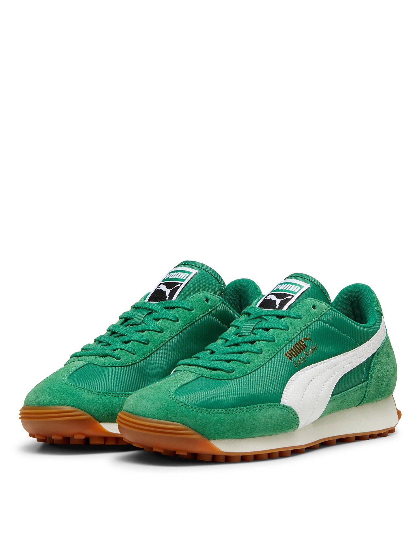 puma-unisex-easy-rider-vintage-trainers-greenstillFront